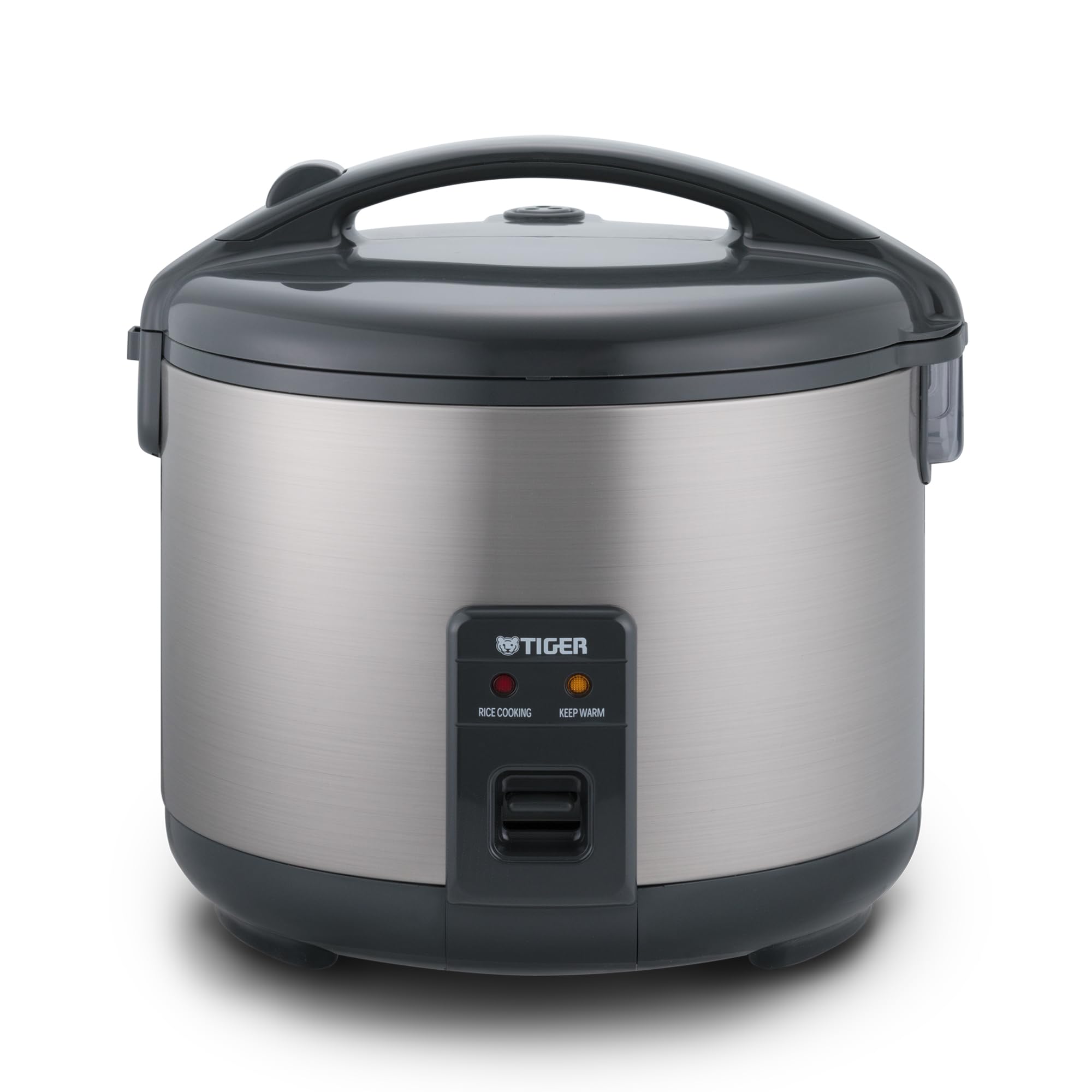 Tiger JNP-S15U-US 8 Cup Capacity White Rice Cooker with Non-Stick Inner Pot, Retractable Power Cord, and Keep Warm up to 12 hour