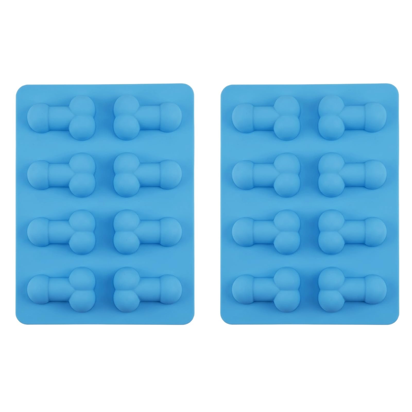 2 Pcs Funny Shape Chocolate Molds,Pink Silicone Molds Cake Baking Pan for DIY Mousse Chocolate Soap Cake,Silicone Mold for Bakin