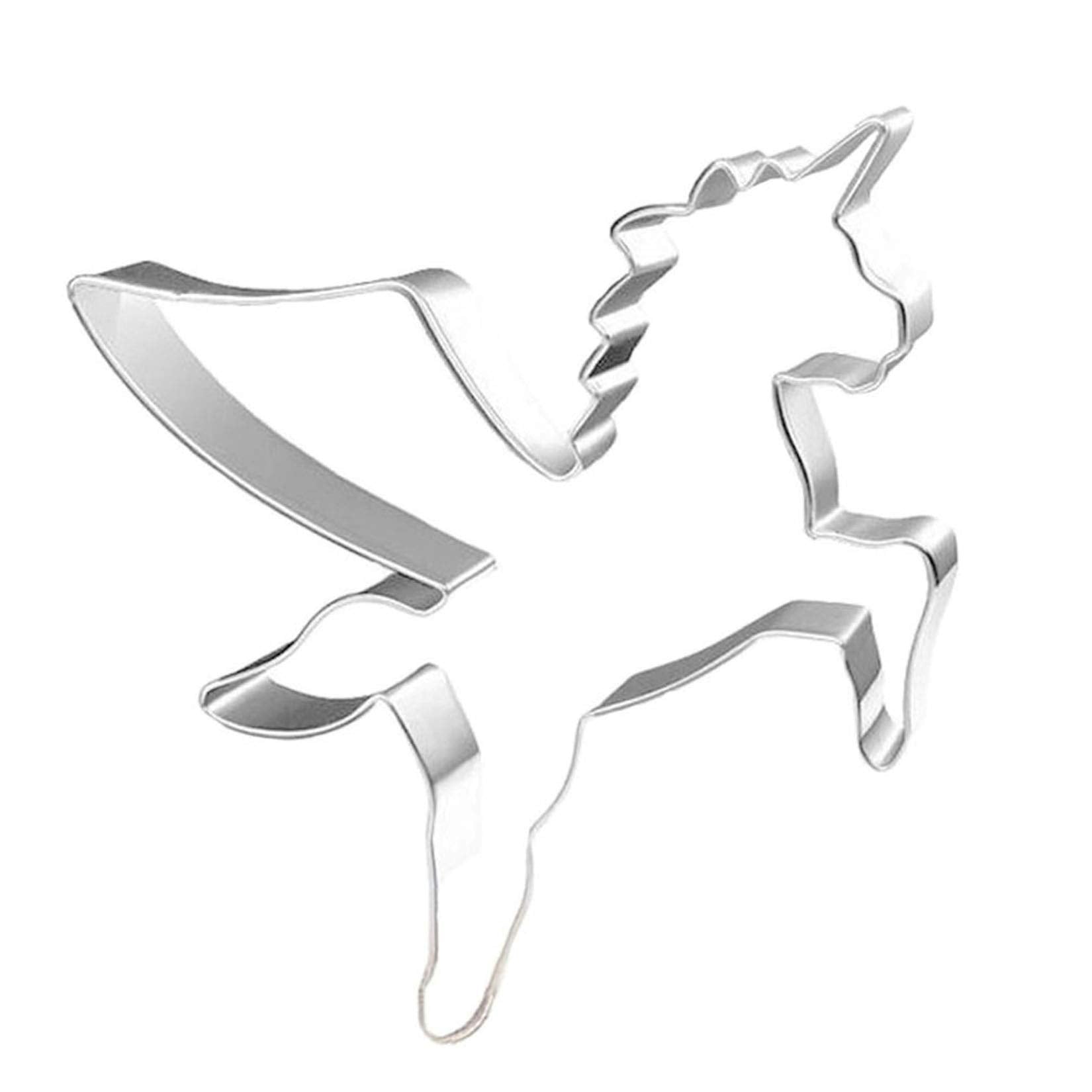 Wjsyshop Pegasus Horse With Flying Wing Cookie Cutter Stainless Steel