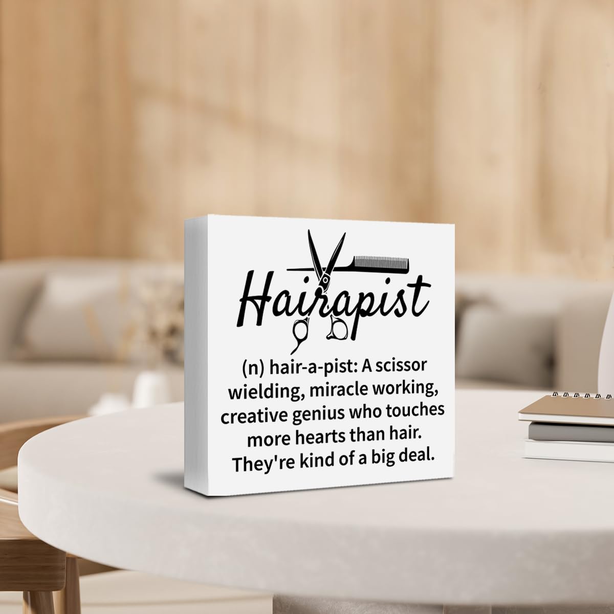 Hair Salon Decor Hairstylists Wood Sign Blessed Are the Hairstylists Wooden Box Sign Hair Stylist Hairdresser Hairstylist Gifts