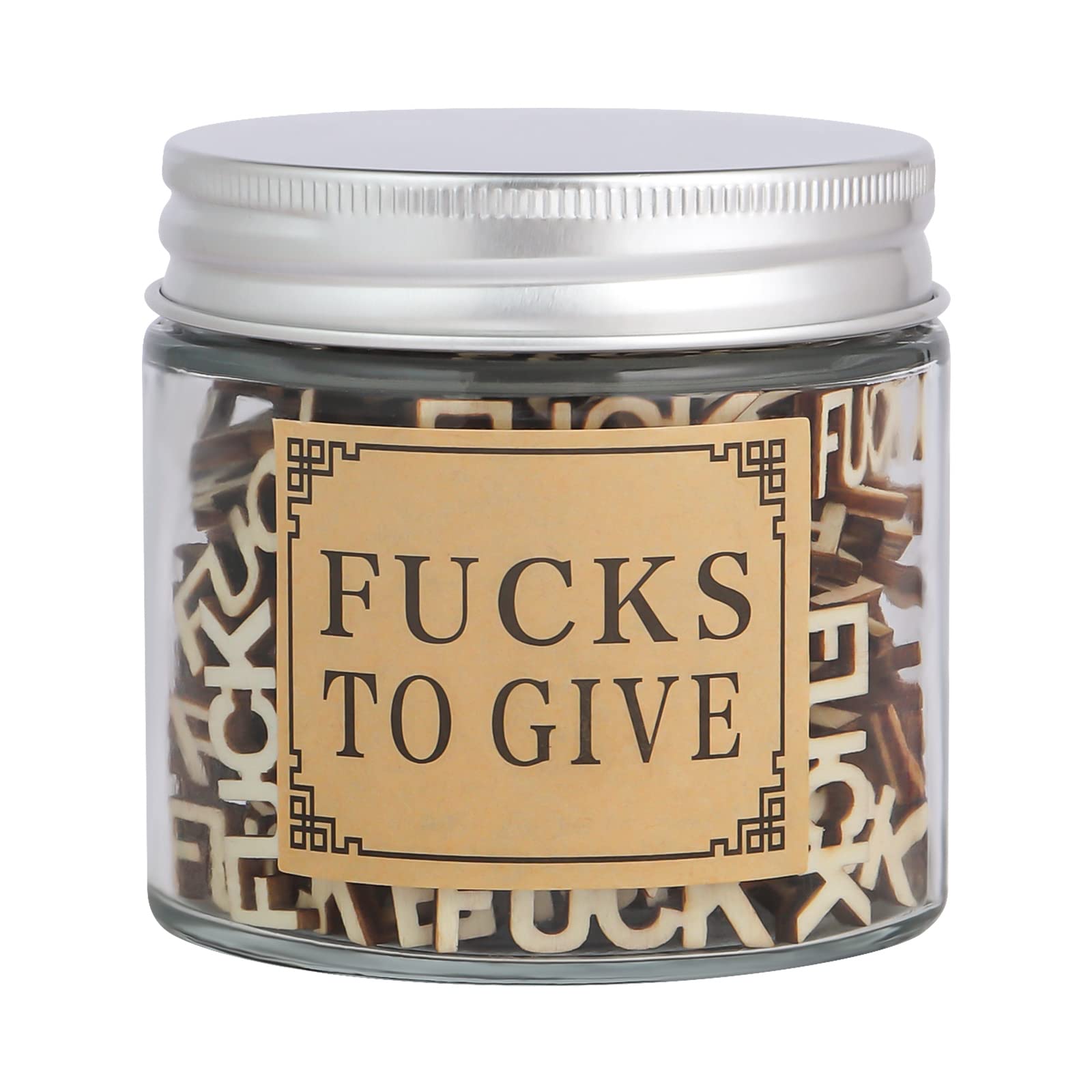 FUCKS to Give, Jar(8oz) of FUCKS Gag Gifts for Valentines Day,Anniversary,Chrismas,Holiday,Birthday,Make Family Laugh Out Loud 