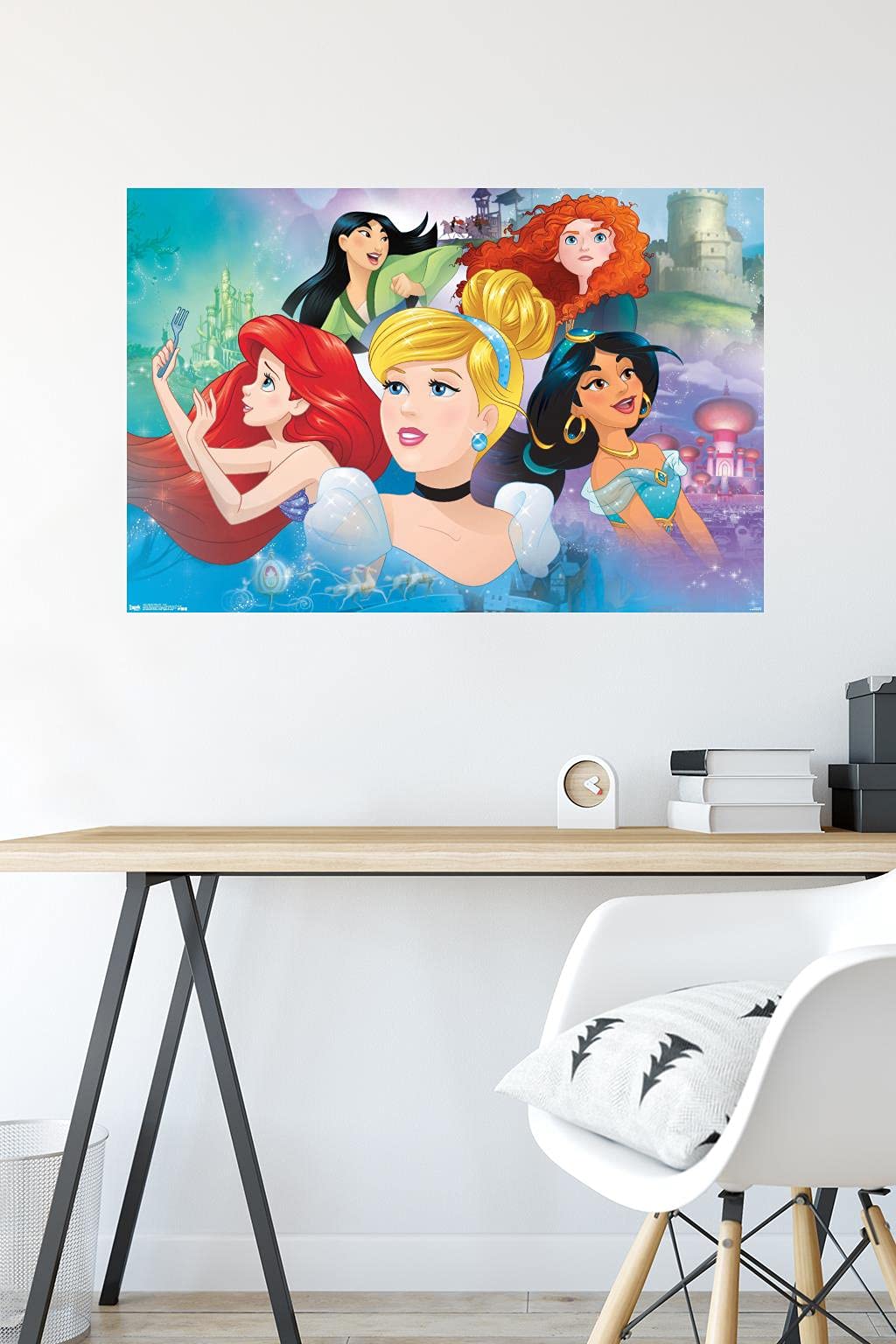 Trends International Disney Princess Wall Poster, Premium Unframed, 22.375" x 34", Model POD14267