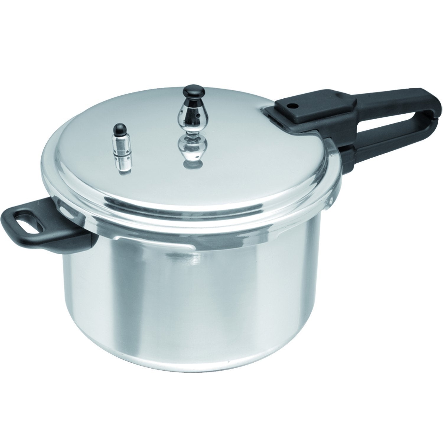 IMUSA USA A41780401 Aluminum Stovetop Pressure Cooker 4.2Qt, Silver