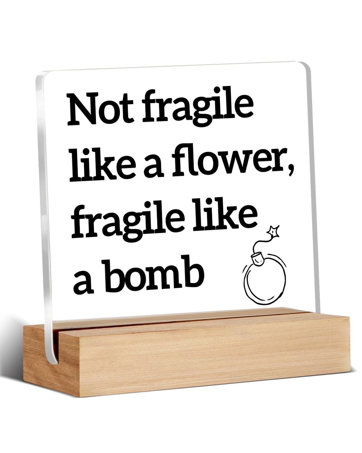 Feminist Gifts for Women, Empowerment Strong Women Power Gifts, Womens Rights Equality Acrylic Desk Decor for Home Office