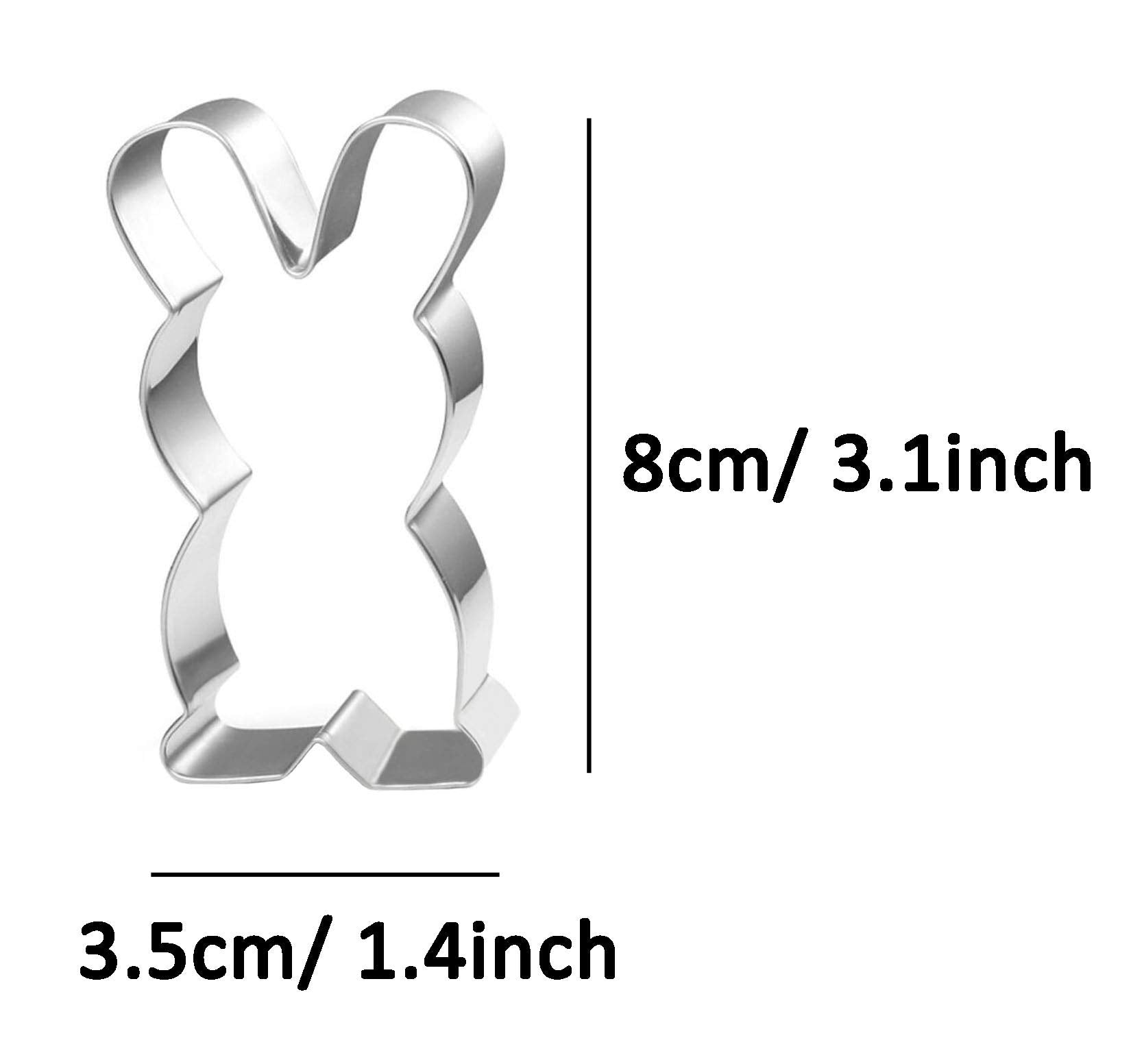 Wjsyshop Standing Rabbit Shape Cookie Cutter