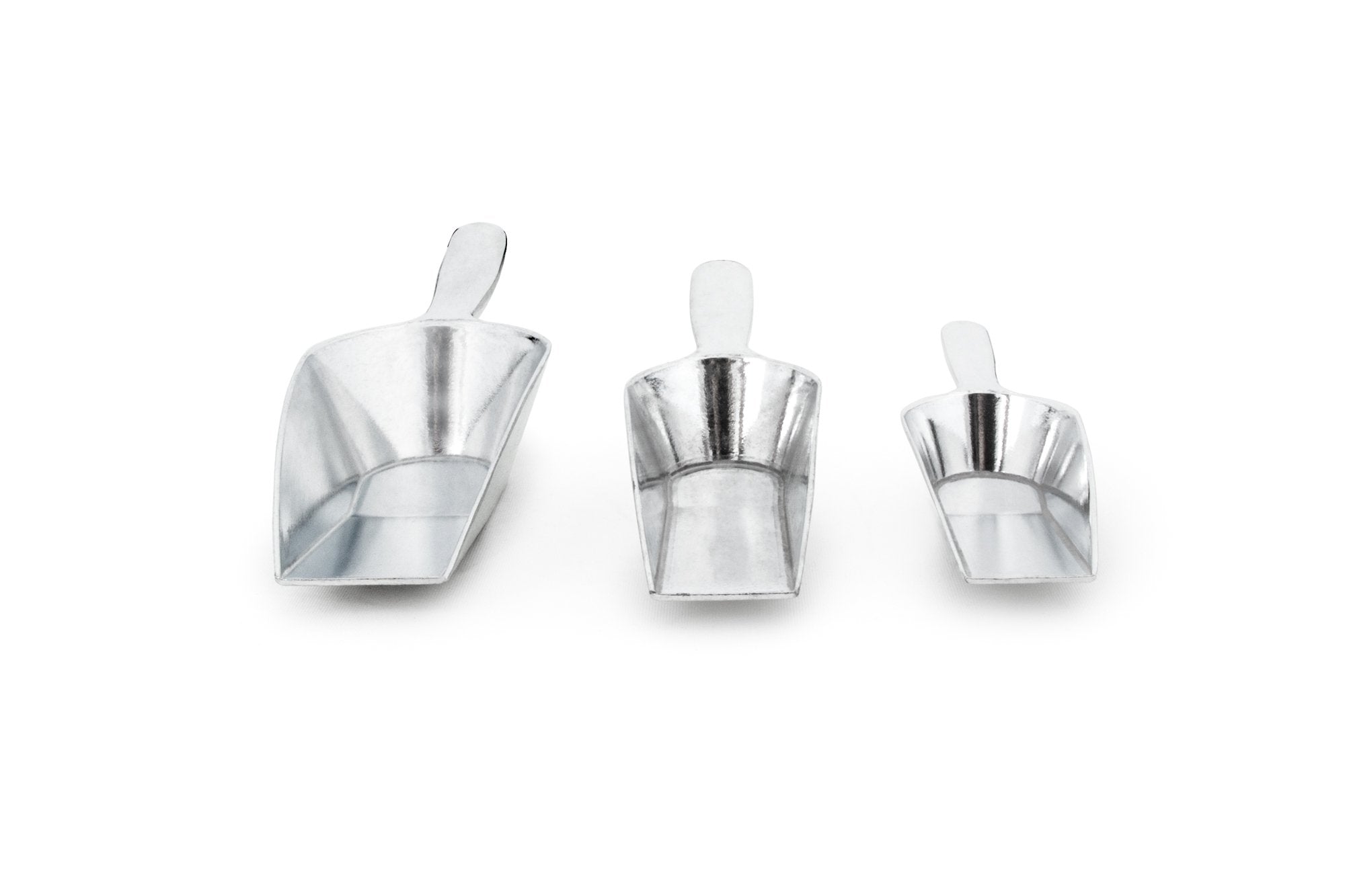 Fox Run Brands Aluminum Ice, 3-Piece Scoop Set, Silver