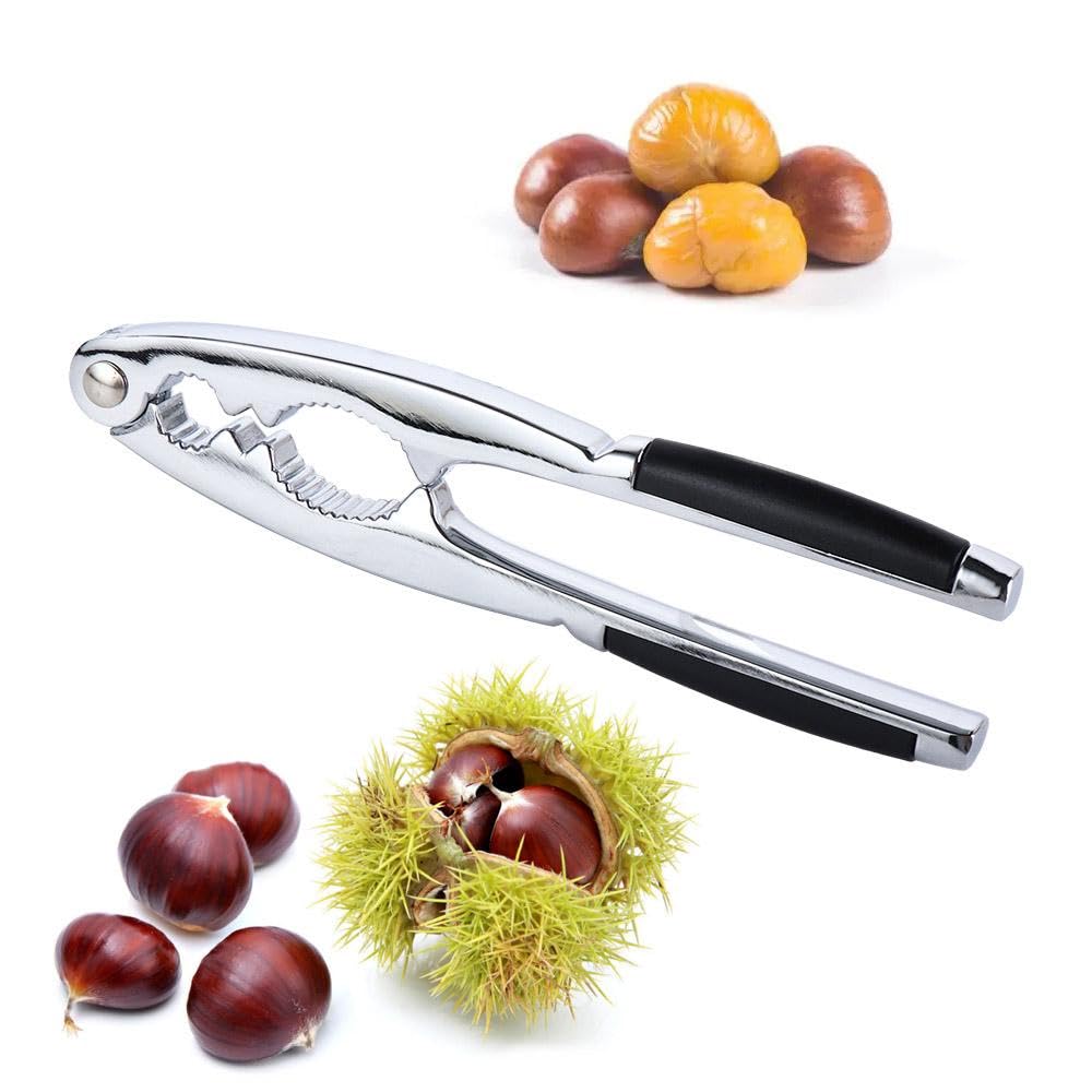 Nut Crackers Walnut Cracker Heavy Duty Stainless Steel Shell Cracker Chestnut Opener Almonds Cracking Tool Sturdy Nutcrackers Op