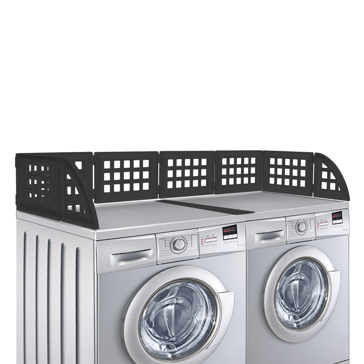 Sariuros Laundry Guard, Laundry Guards For Washer And Dryer, Magnetic Laundry Guard With Magnets, Laundry Fence Guard With Laund
