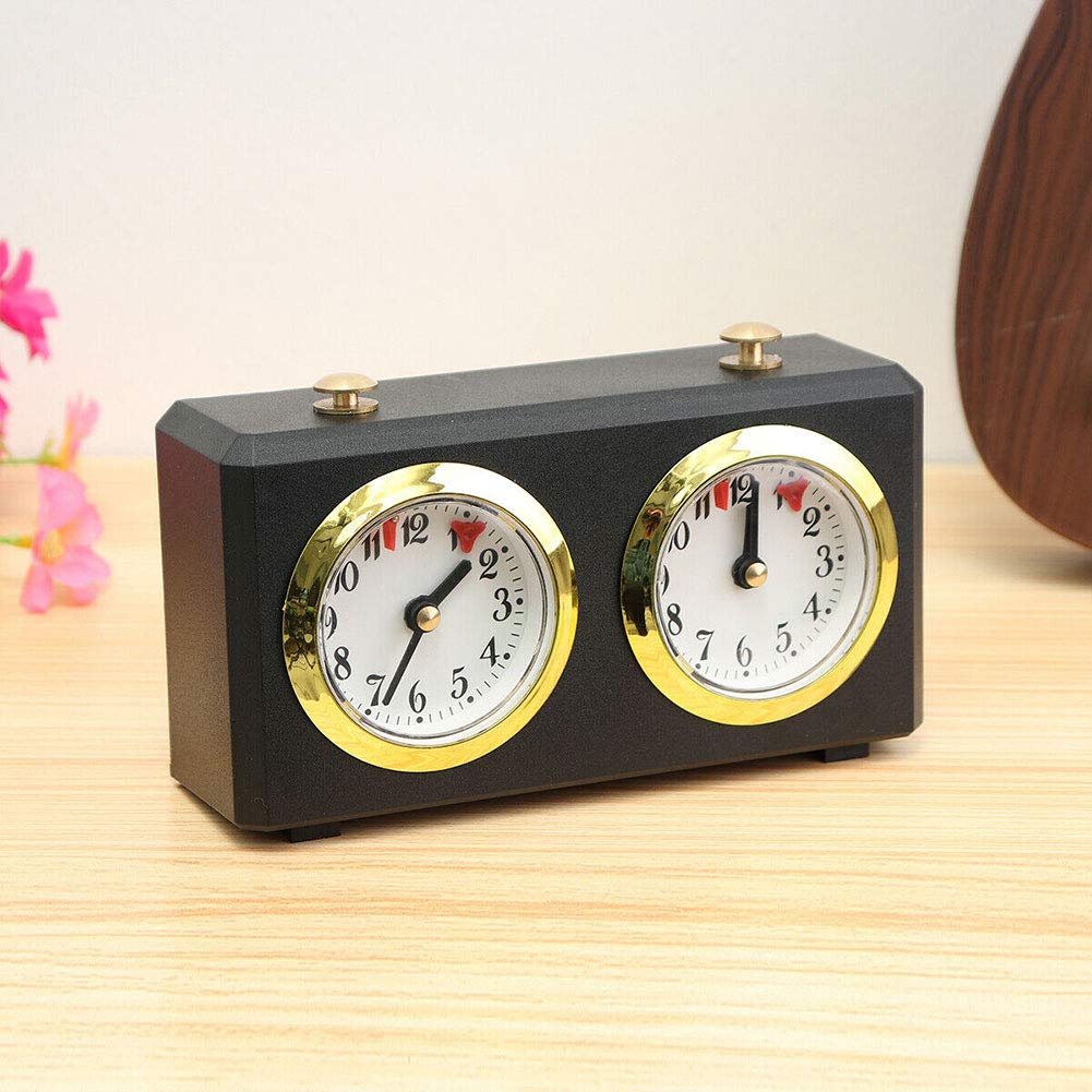 Chess Timer, Professional Chess Clock Game Timer Analogue Clock Chess Timer I-Go Count Up Count Down Timer, International Chess