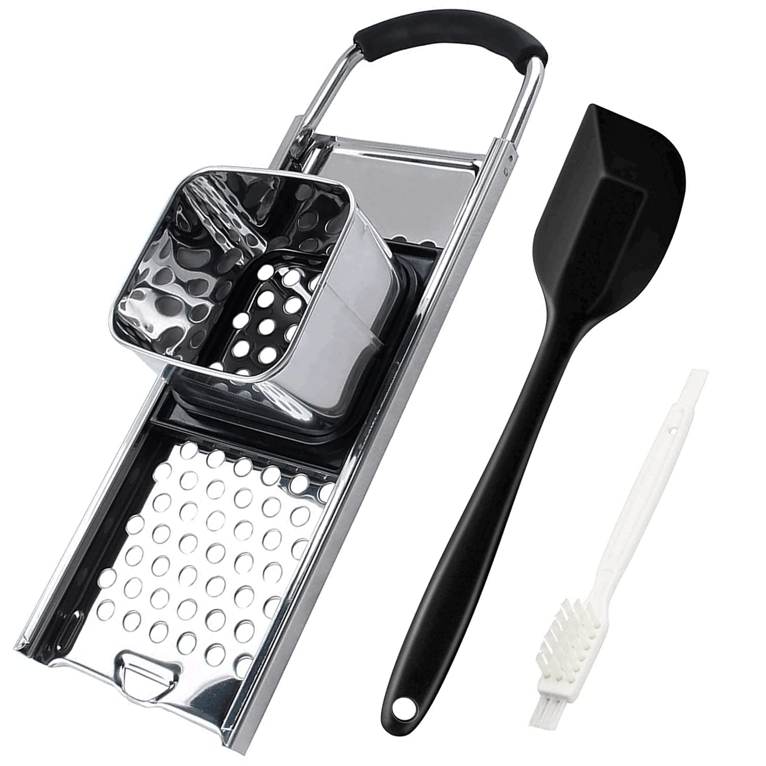 Premium Grade Stainless Steel Spaetzle Maker With Comfort Grip Handle, Homemade Traditional German Egg Noodle Dumpling Making To