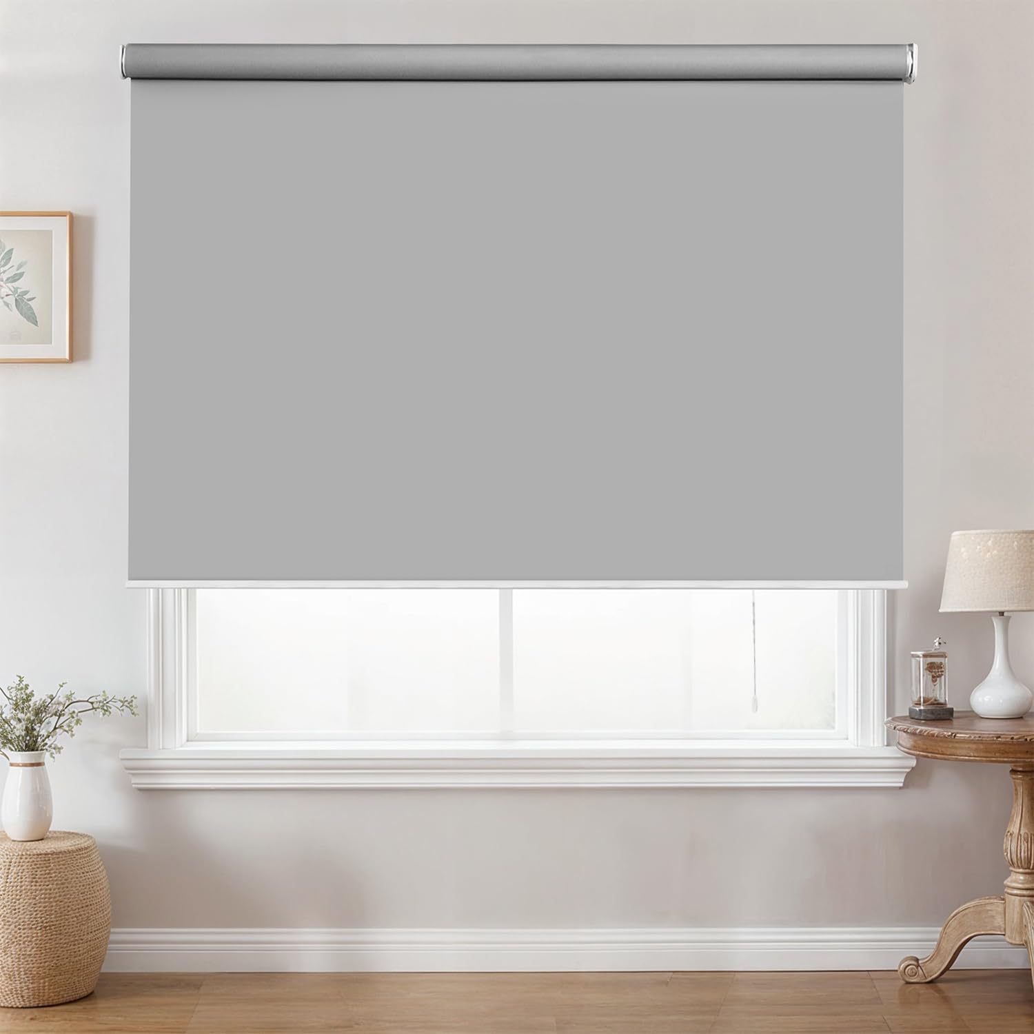 About Space Window Blinds - 7 X 5 Ft Cordless Blackout Roller Blinds For Privacy, Uv Protection | 100% Blackout Roll Up Curtain 