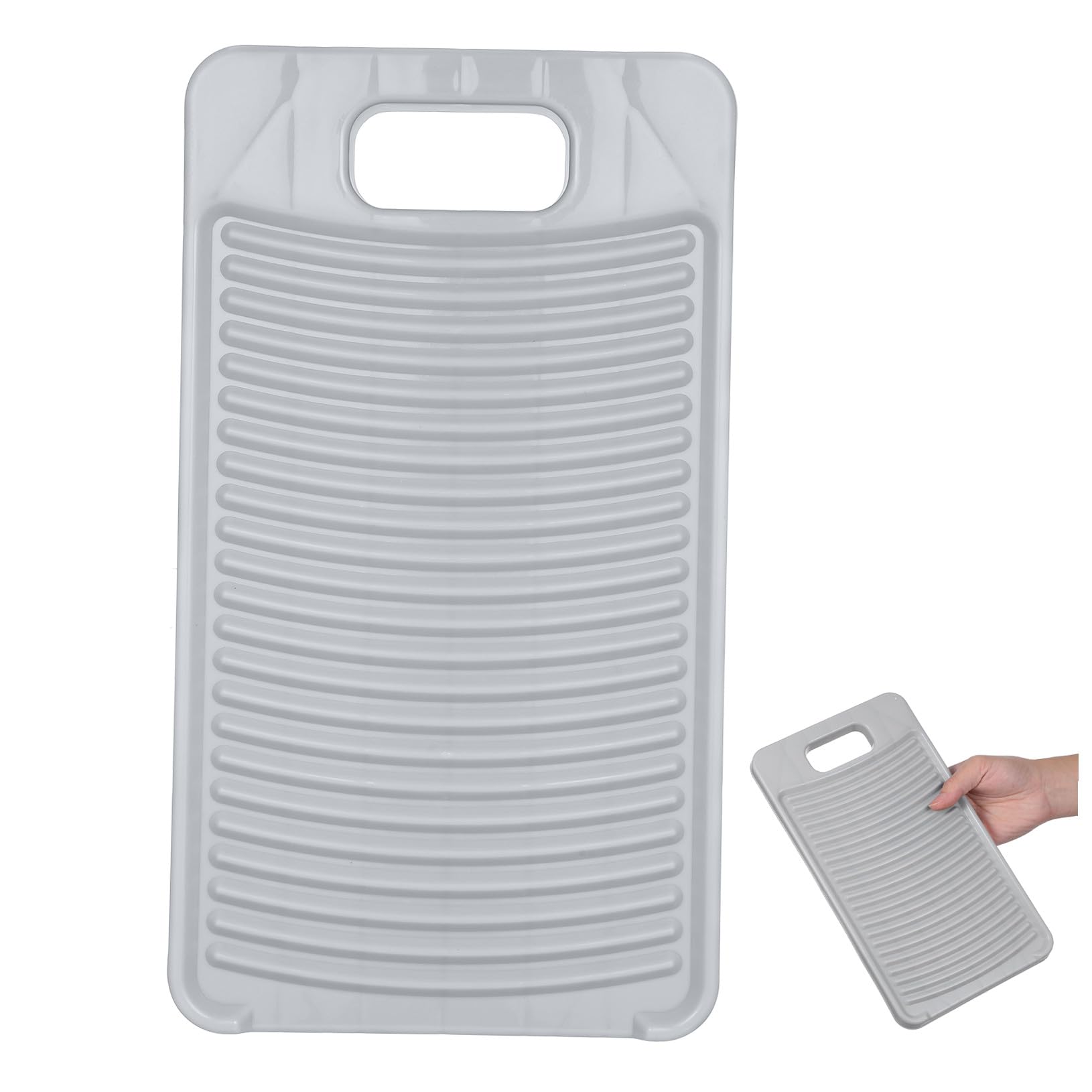 DOITOOL Hangable NonSlip Washboard 11.22X6.29 Inch Portable Laundry Scrub Board for Hand Washing Clothes SpaceSaving Clothing 