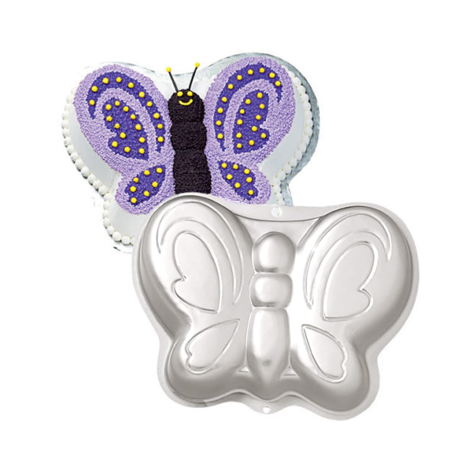 Tinleja Butterfly Cake Pan, Aluminum 3D Decorating Cake Pan,Cake Baking Pan