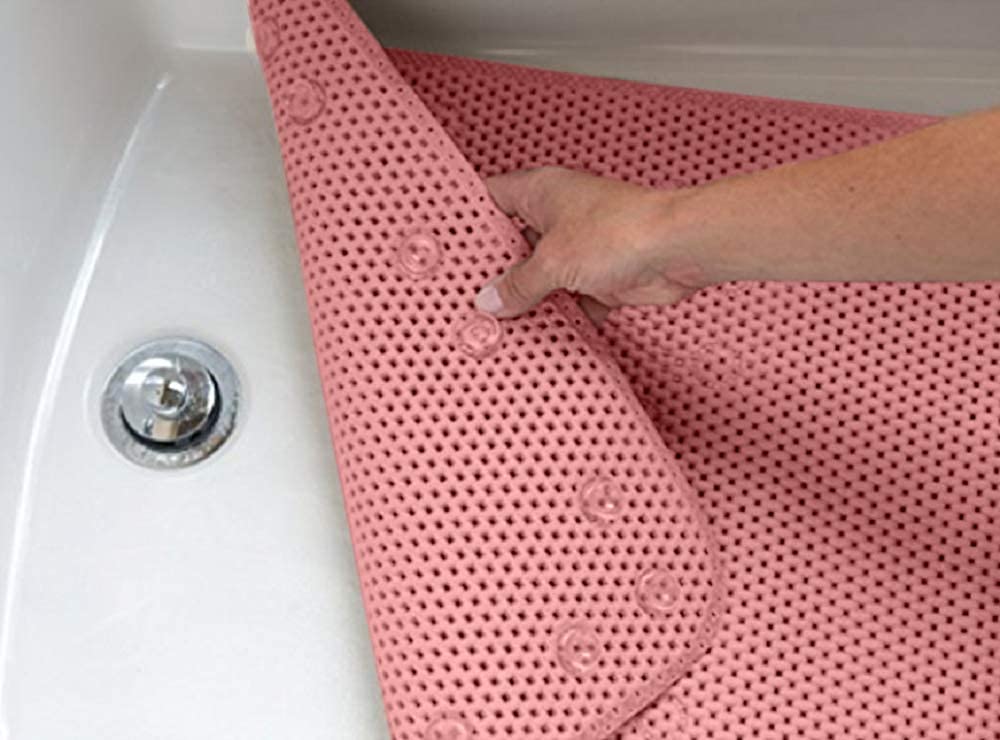 Deluxe Bathtub Mat Non Slip, Soft Foam Bath Mats For Bathroom Tub, Bathtub Mat With Drain Holes, Suction Cups- 36    X 17    - P