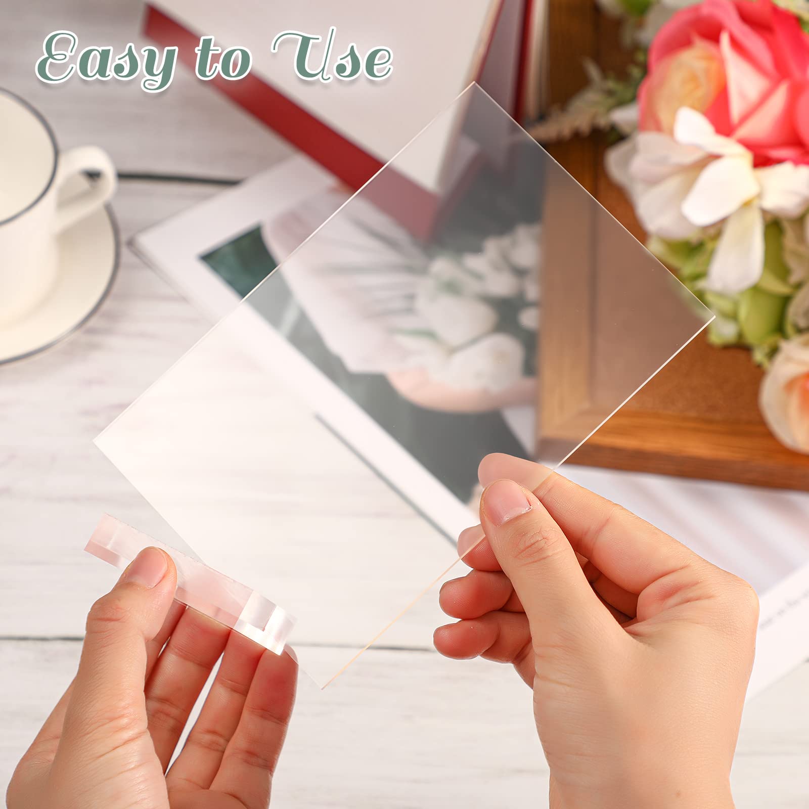 Yulejo 12 Pcs Clear Acrylic Place Cards With 12 Acrylic Holder Wedding Table Numbers With Acrylic Stand Diy Table Name Cards Pla