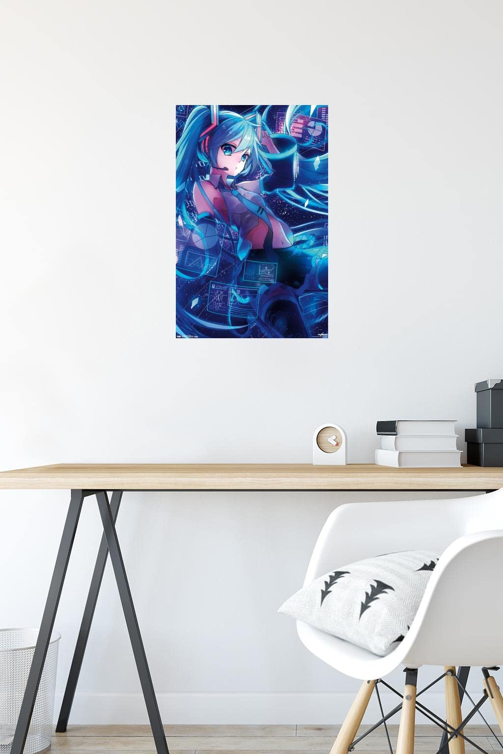 Trends International Hatsune Miku - Screens Wall Poster, 14.725'' X 22.375'', Premium Unframed Version
