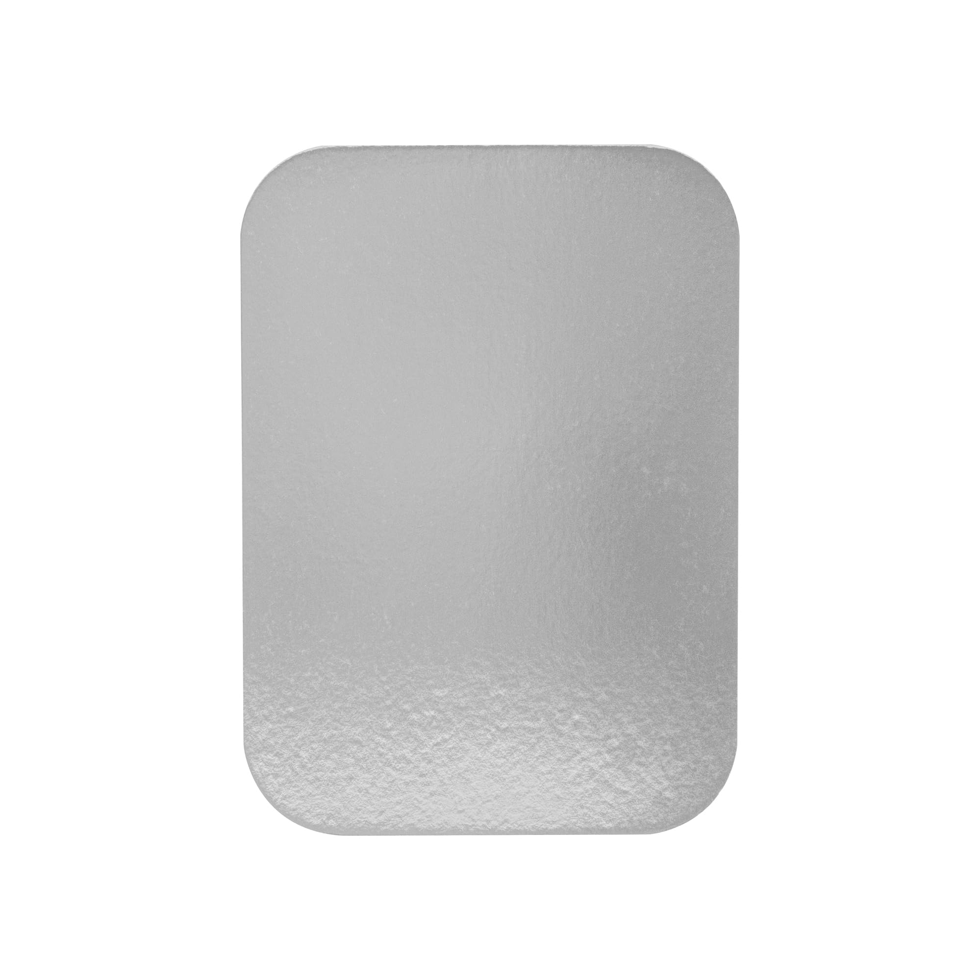 Restaurantware Disposable Foil Lid 100 Count 8.4 x 6 Inch Secure Seal Board, Foil-Laminated Pan Cover Aluminum Lid Temperature R
