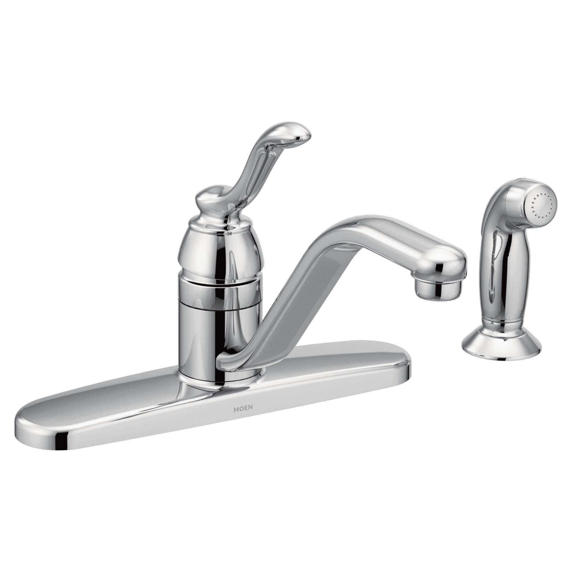 Moen 7051 Chrome One-Handle Kitchen Faucet