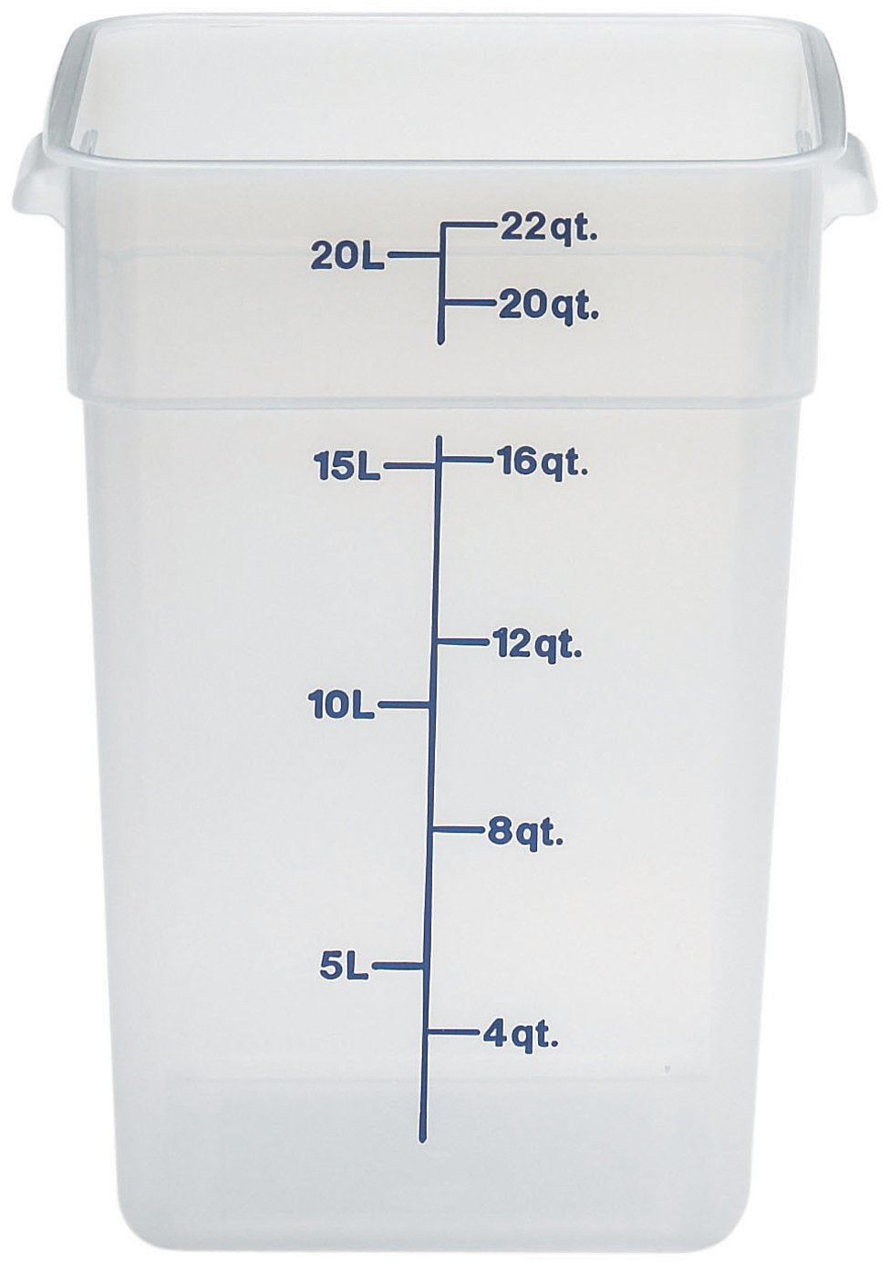 Cambro (22Sfspp190) 22 Qt Polypropylene Food Storage Container - Camsquare