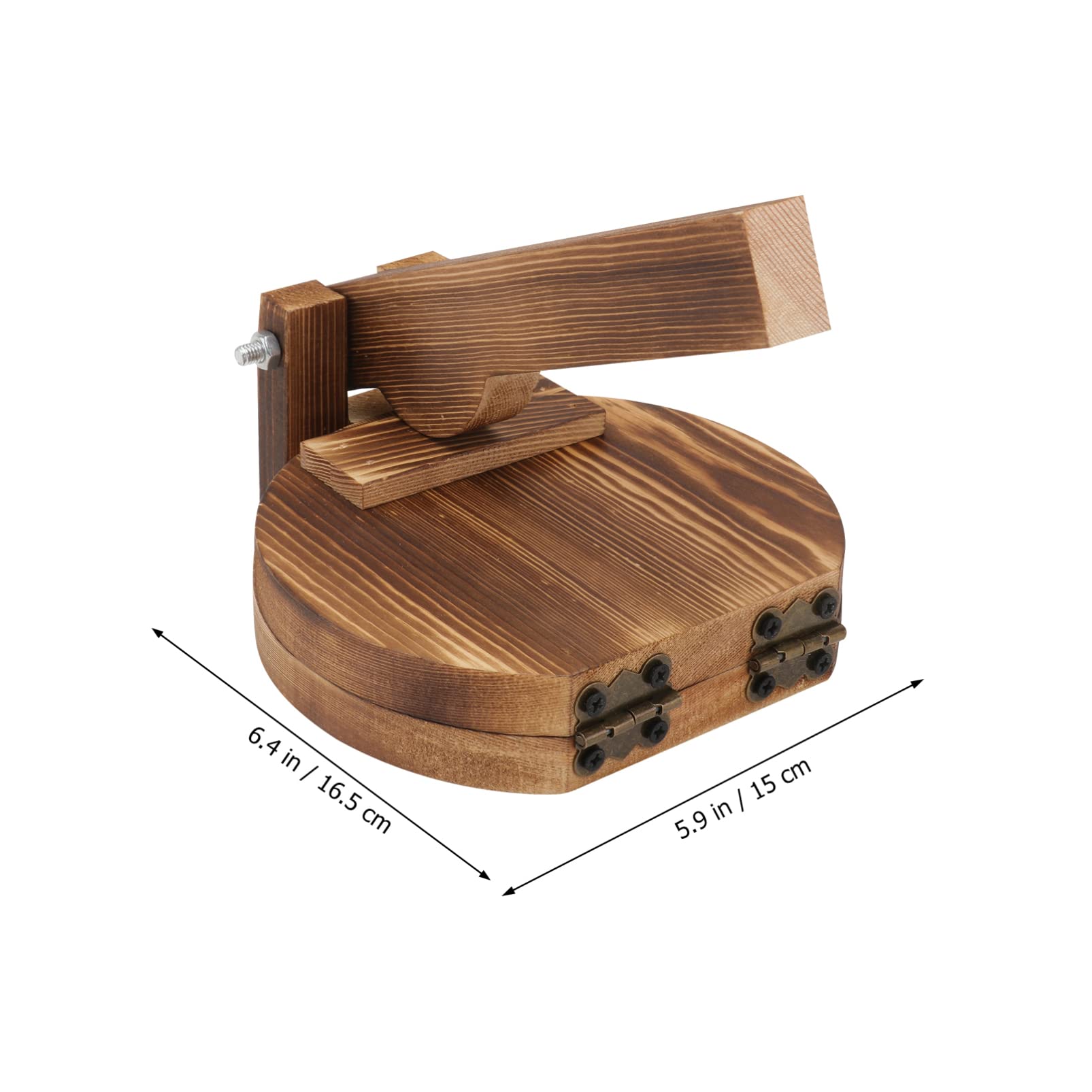 DOITOOL Wood Tortilla Press - Heavy Duty Dumpling Skin Maker, Natural Wood, Model 272I29E21S0594QF