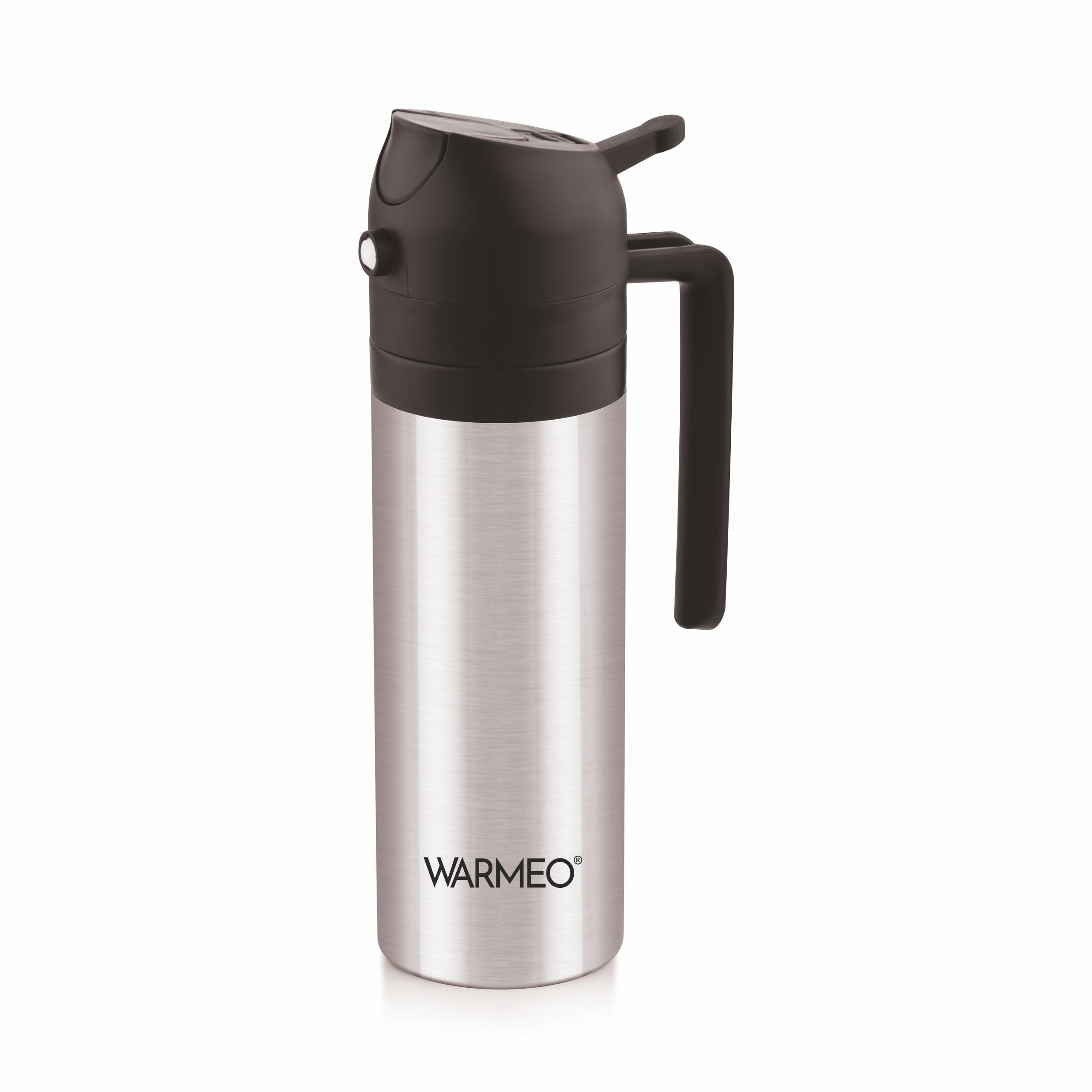 Warmeo Steelo 2-In-1 Oil Sprayer And Pourer 500 Ml, Stainless Steel Dispenser For Kitchen, Air Fryer, Bbq, Salad Dressing