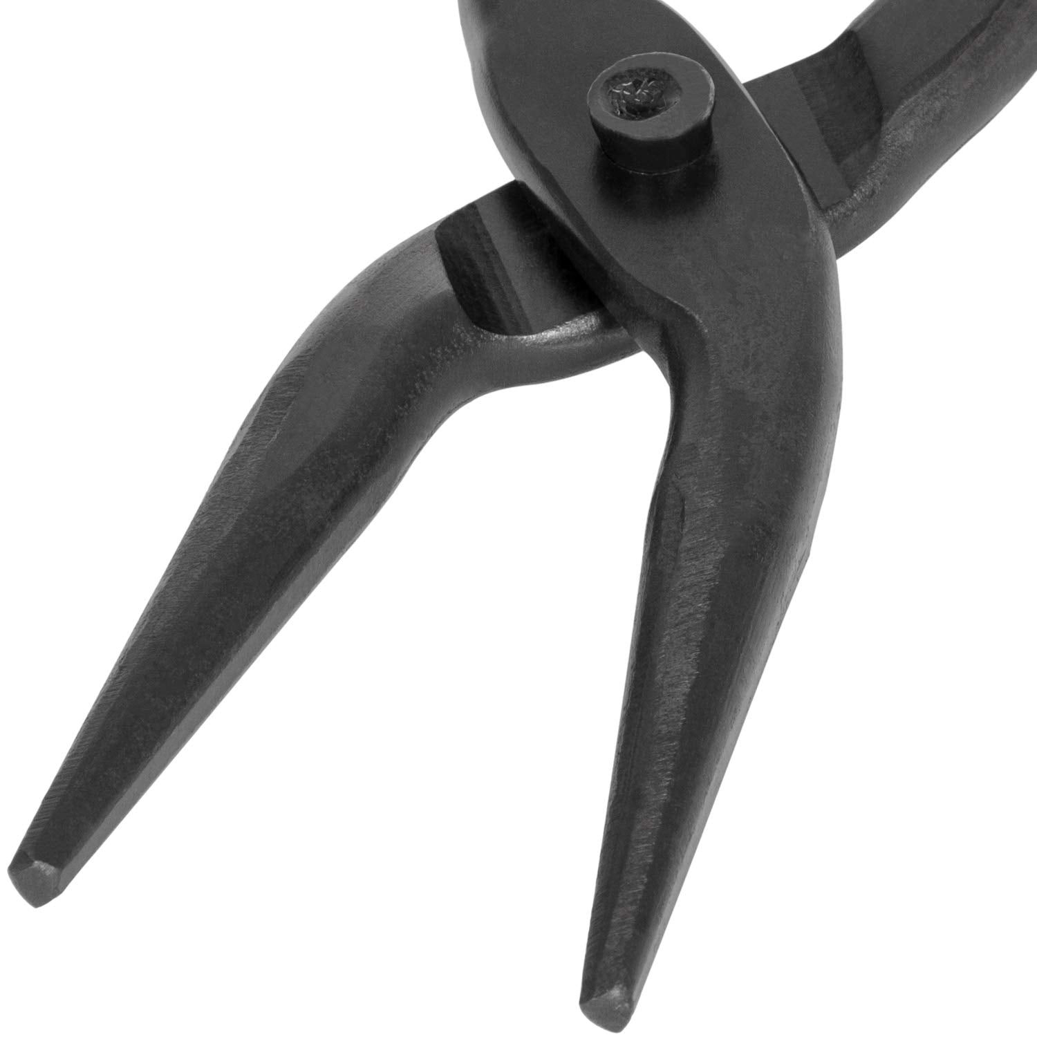 Beginner Blacksmith Tongs Blacksmith Forge Tong Tools Set Anvil Vise Includes 1/4 Flat Jaw, Pick Up, Scroll, 3/8 1/2 5/8 V-Bit T