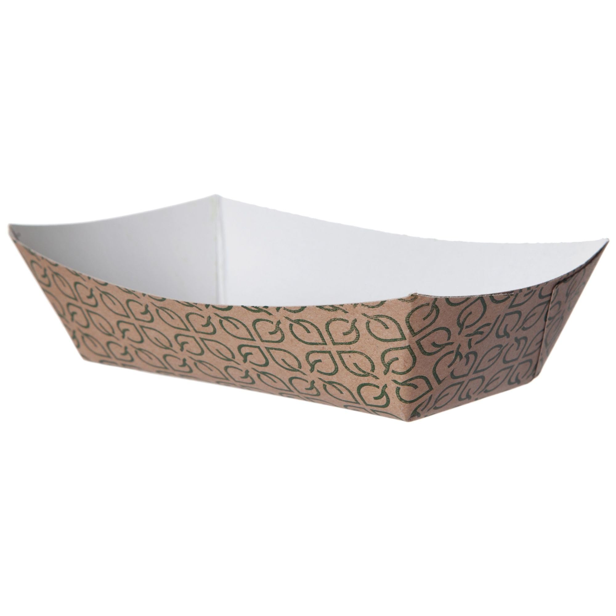 Eco-Products Renewable 1lb Paper Food Trays, Case of 1000, 6.5x4.375x1.5, 70% Post-Consumer Recycled Fiber, No-Added PFAS, Kraft