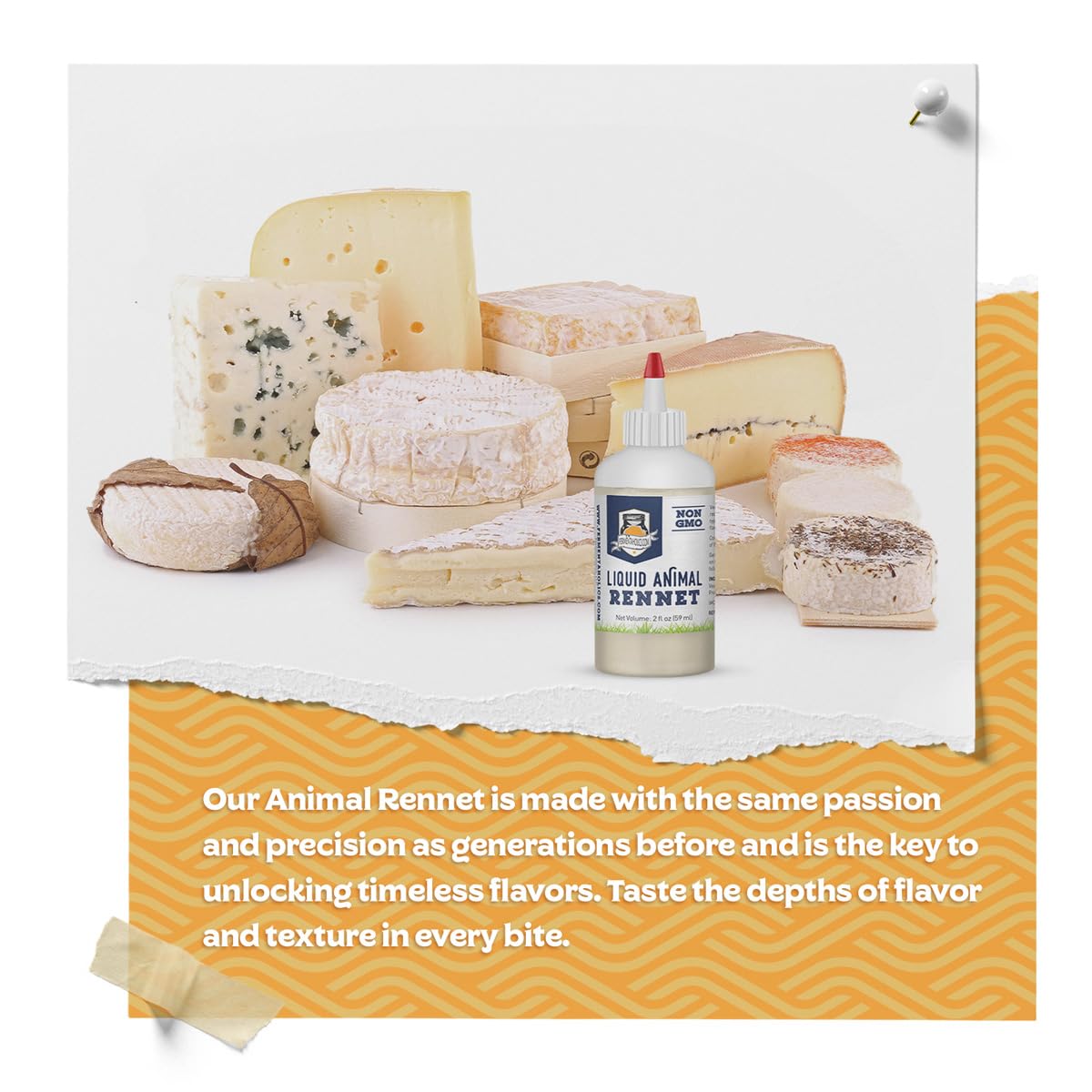 Liquid Animal Rennet For Cheese Making | Milk Coagulant | Make Cheese At Home - 2 Oz