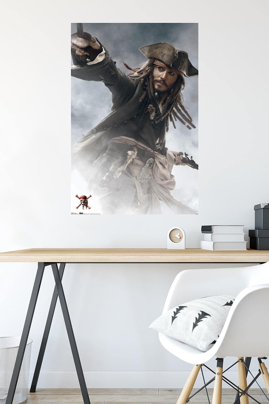 Trends International Disney Pirates Of The Caribbean: At World'S End - Jack Sparrow Wall Poster, 22.375'' X 34'', Premium Unfram