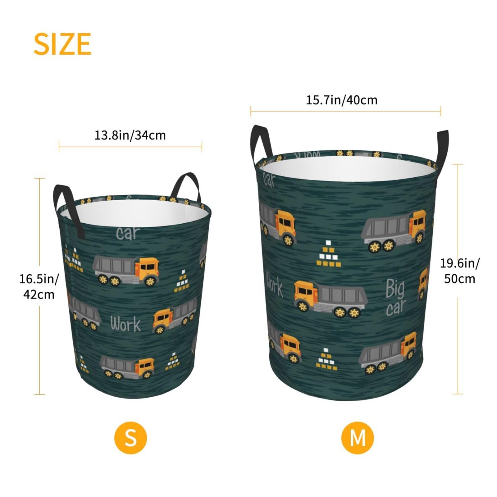 Pevtufa Big Machine Foldable Laundry Basket Organizer,Fabric Clothes Toy Storage Basket Nursery Hamper Storage Bin For Household
