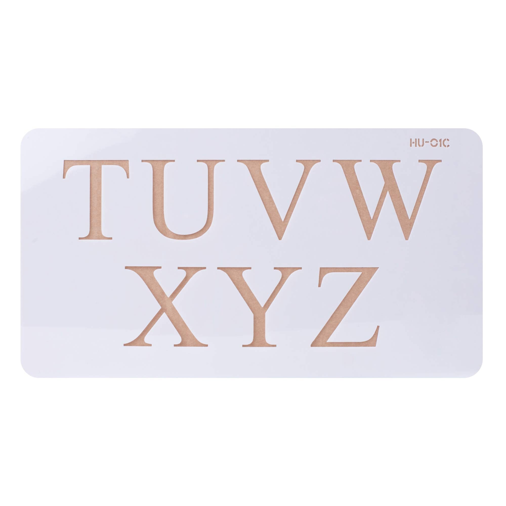 Lacupella Alphabet Stencil Letter And Number 2 Inch Upper Lower Case For Cake Cookie Wood Chalkboard Canvas Wall (Serif Times Ne