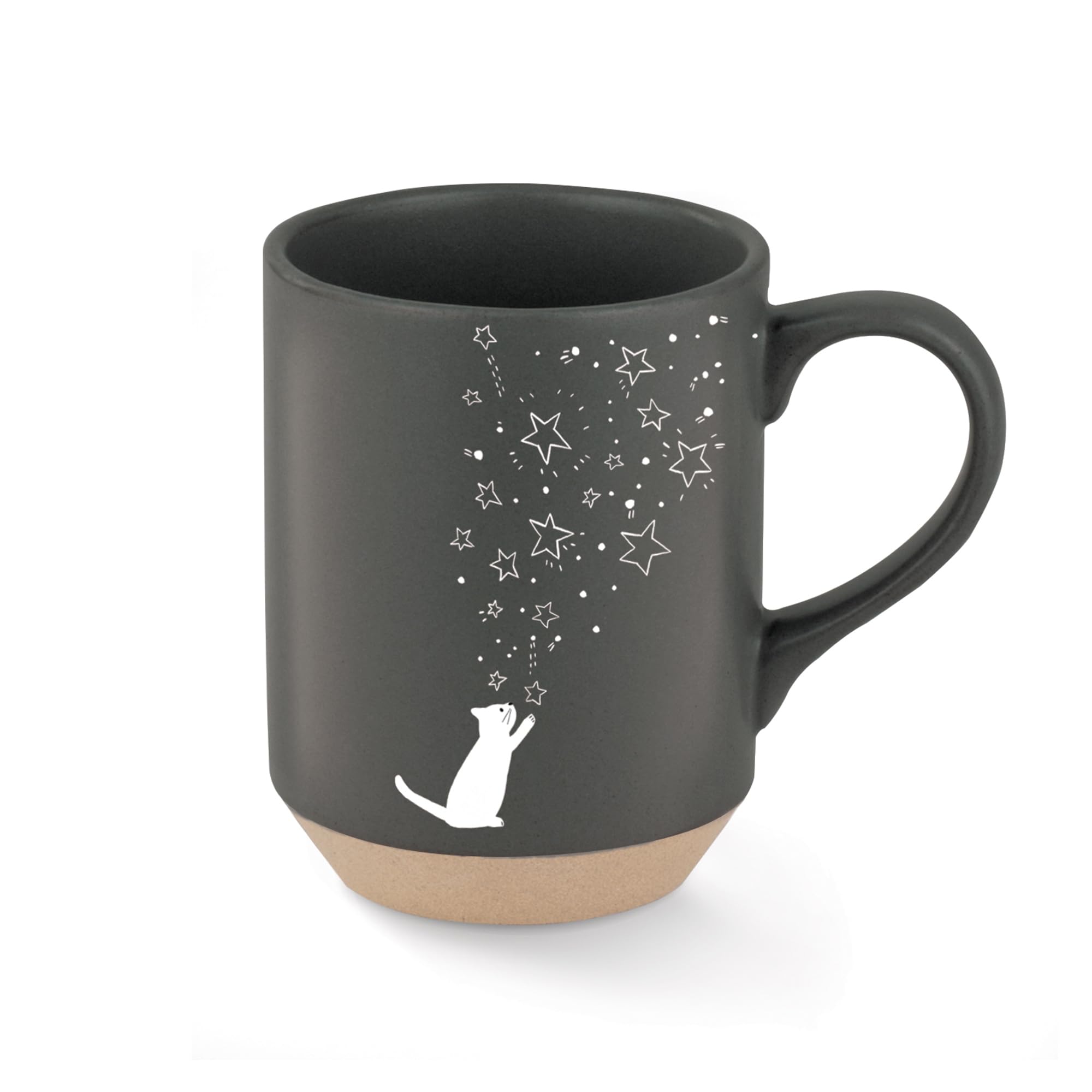 Fringe Studio CELESTIAL CAT Stoneware New York Mug, PetShop Collection (429073)
