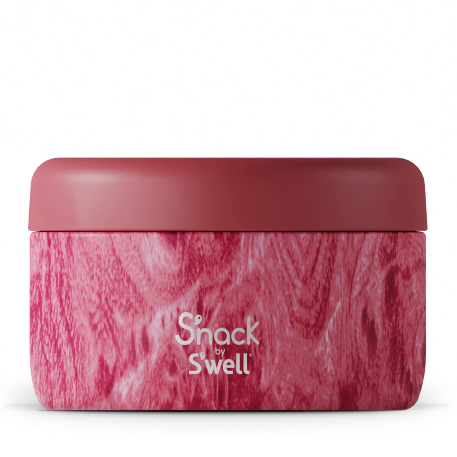 S'Well S'Nack Stainless Steel Food Container - 10 Oz - Rose Arbor - Double-Layered Insulated Bowls Keep Food Cold For 10 Hours A
