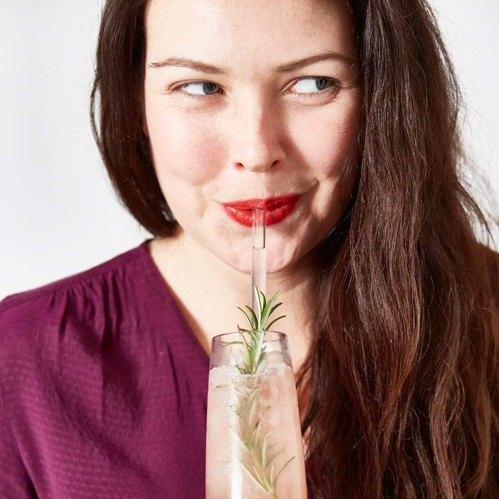 HALM Glass Straws - 50 Reusable Drinking Straws + Plastic-Free Cleaning Brush - Made in Germany - Dishwasher Safe - 30 cm (12 in) x 0.9 cm - Straight - Perfect for Bottles - Eco-Friendly