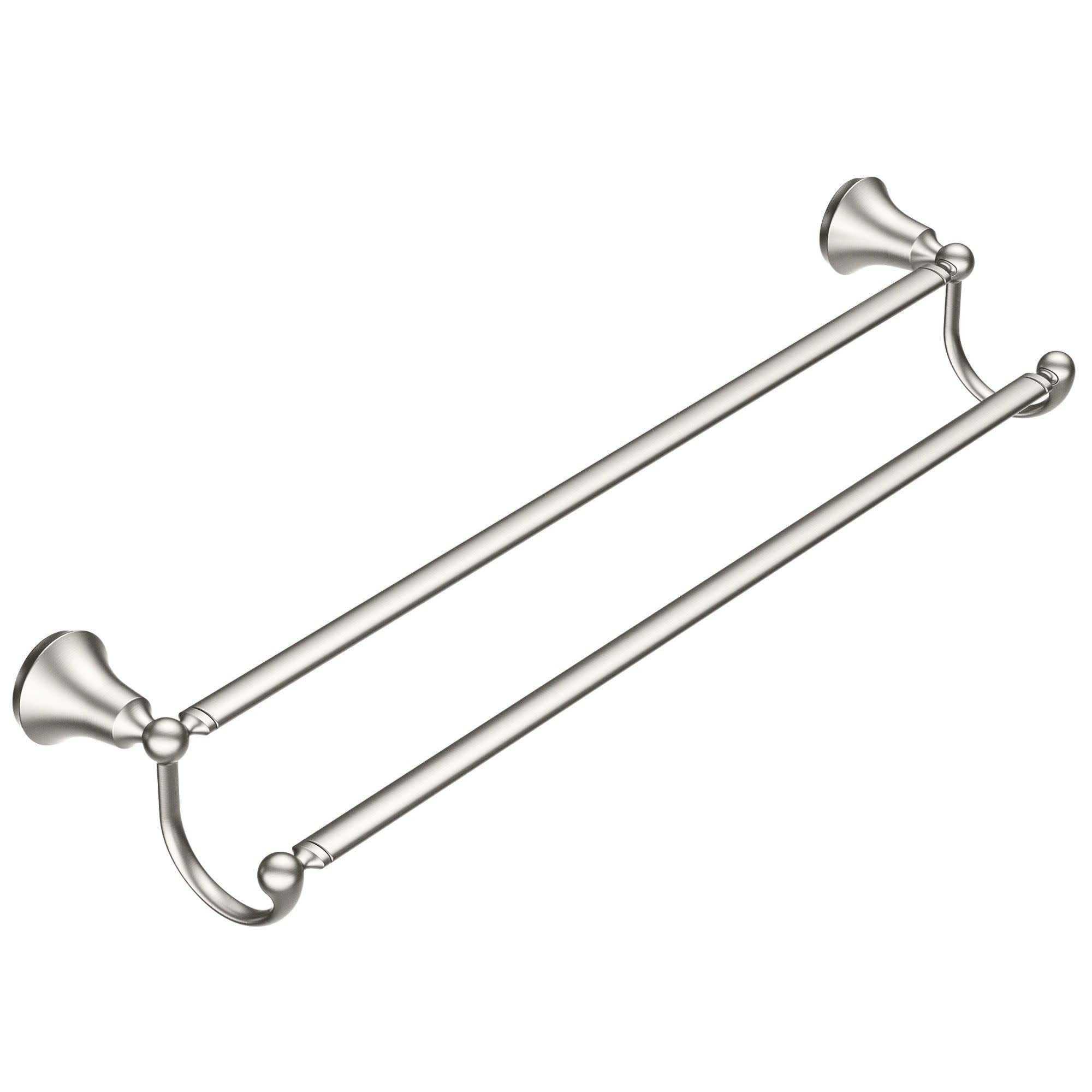 Moen CSI YB5222BN Wynford 24-Inch Double -Towel Bar  Brushed Nickel