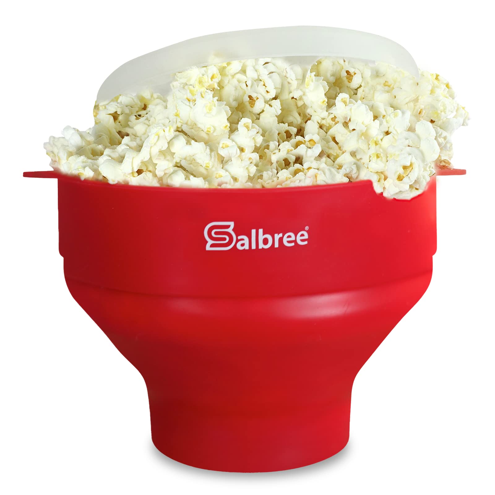 The Original Salbree Microwave Popcorn Popper, Silicone Popcorn Maker, Collapsible Microwavable Bowl - Hot Air Popper - No Oil R