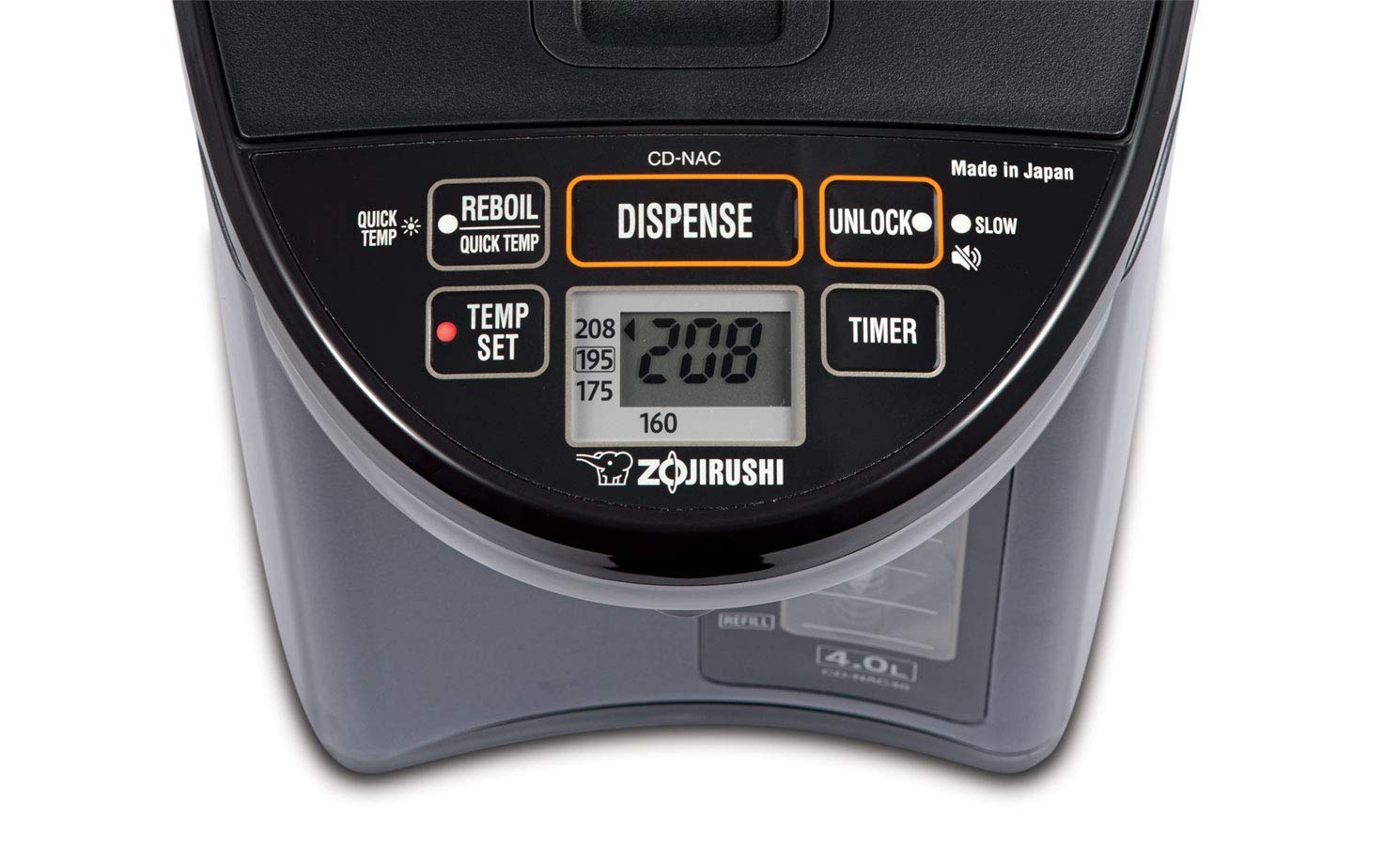Zojirushi Cd-Nac50Bm Micom Water Boiler And Warmer (5-Liter, Metallic Black)