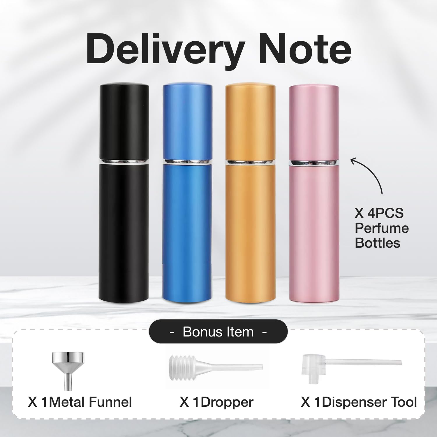 Milasonus 5Ml Perfume Travel Spray Bottle(4 Pcs), Perfume Atomiser Refillable, Portable For Travel Holiday, Outdoor Activities A