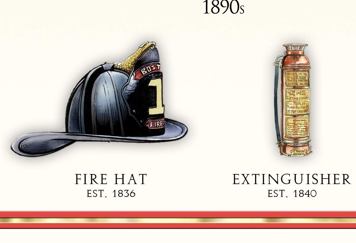 History Of The American Firefighter Print - 11 3/4'' By 36''