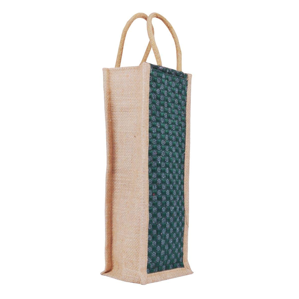 Tjom Sales & Marketing Jute Water Bottle Covers EcoFriendly Jute Water Bottle Carry Bags With Reinforced Handles.Jute Water Bot