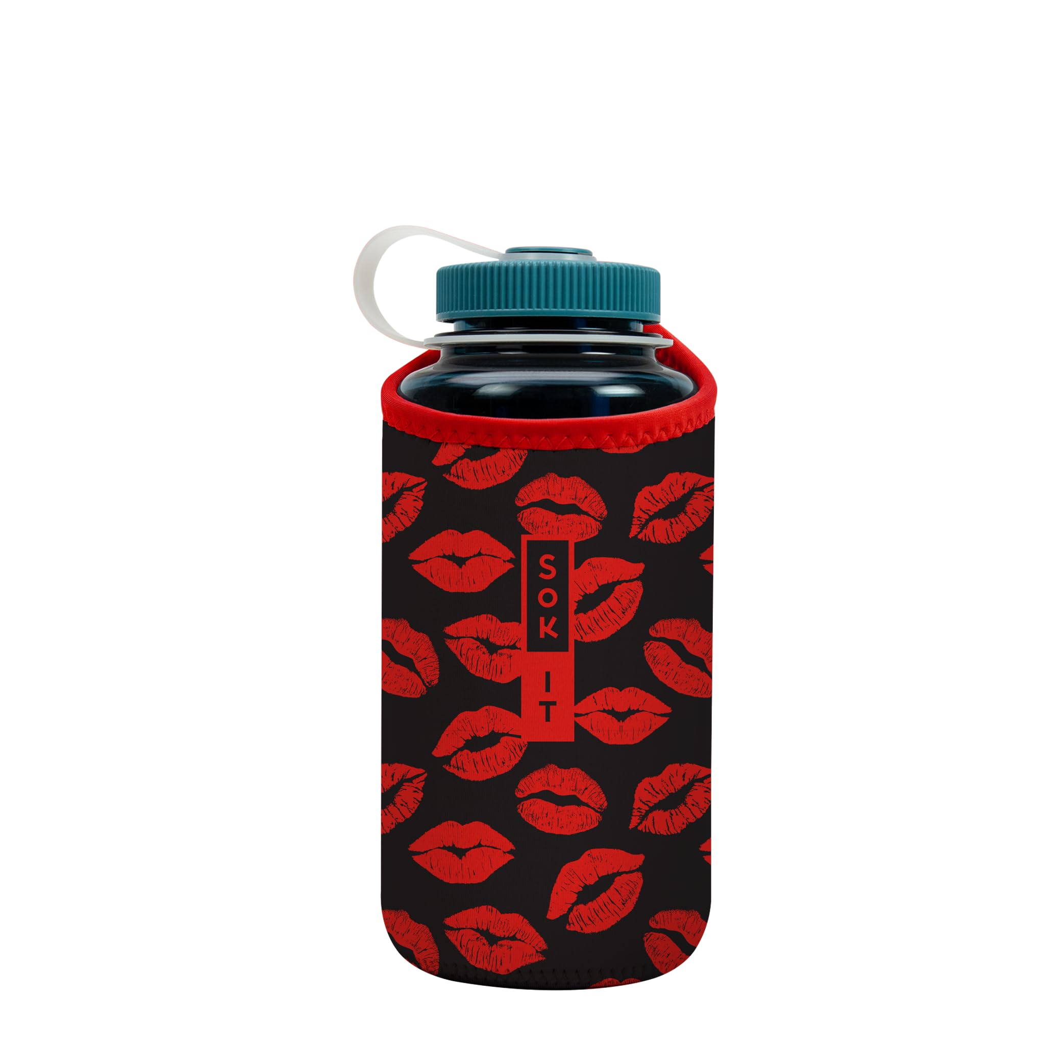 Sok It BotlSok Water Bottle Sleeve Insulated Neoprene Cover (XOXO, Fits 32oz Nalgene)