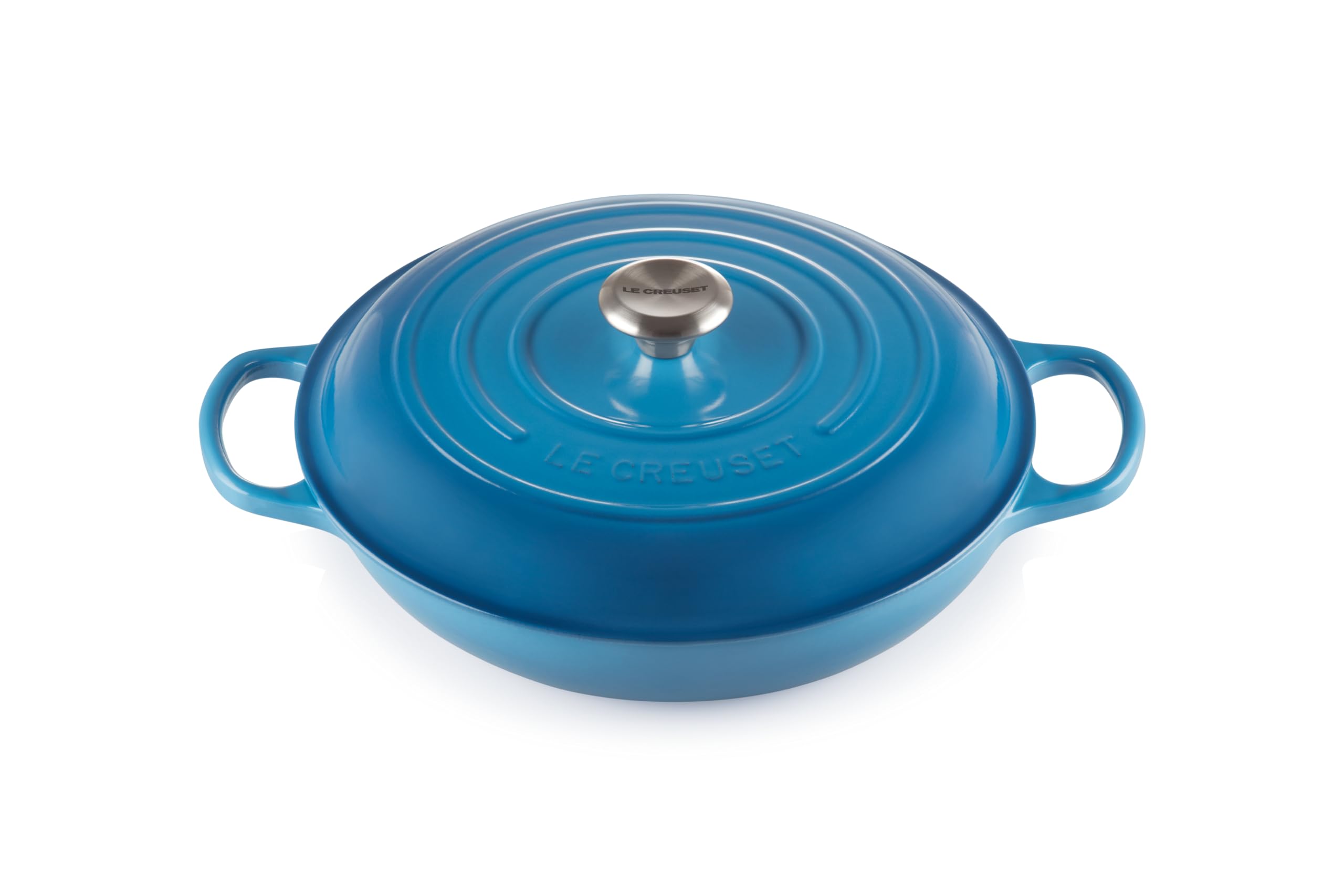 Le Creuset Enameled Cast Iron Signature Braiser, 3.5 Qt., Marseille