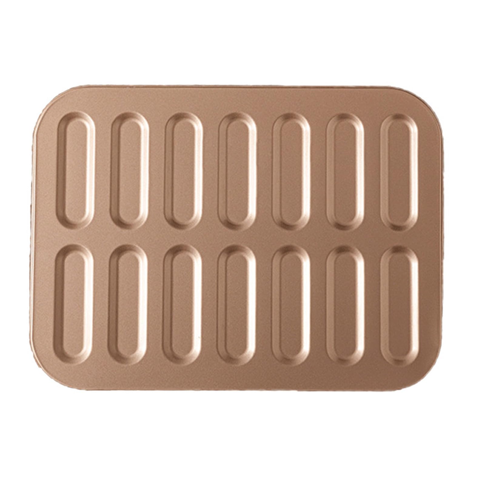 HapGlan Biscuits Stick Baking Tray Carbon Steel Breadstick Ladyfinger Mould 14 Cavities Finger Shaped Cookie Mold Bakewares