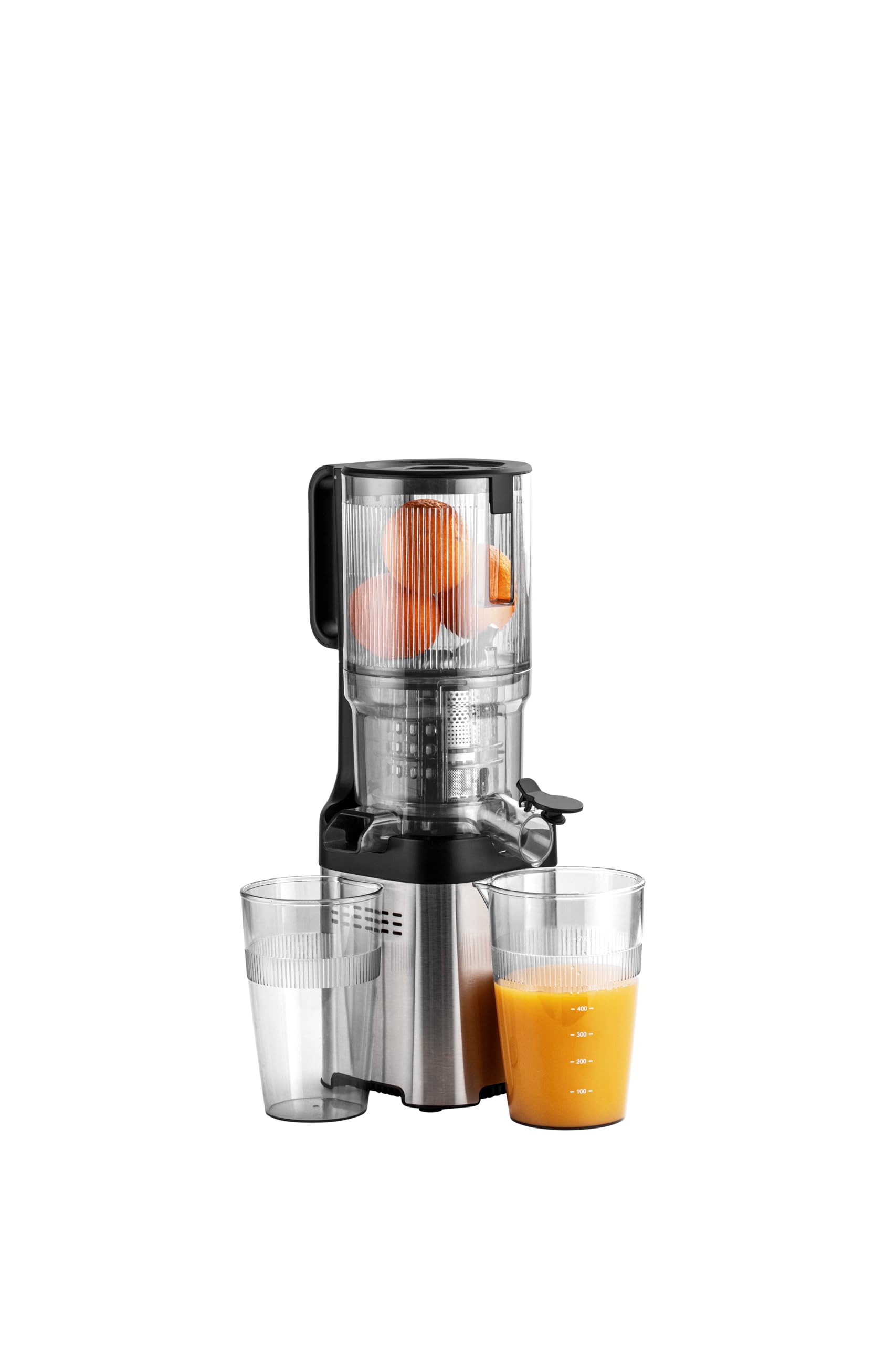 Russell Hobbs Rje180V 180W Cold Press Whole Slow Juicer | Copper Motor, UltraWide Feed Chute | 500Ml Jug & Pulp Containers | Re