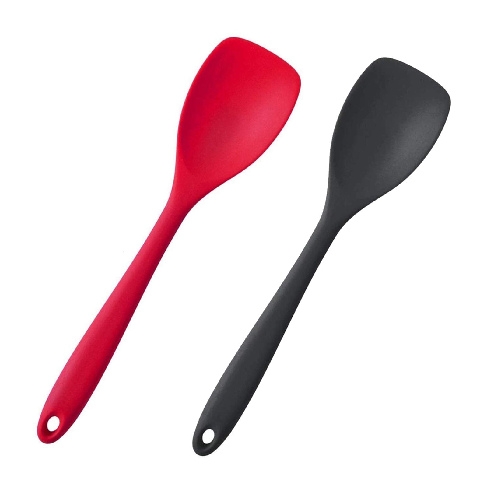Silicone Spatulas Spoon Set Of 2,Non-Stick Heat Resistant Siliconscraping Kitchen Baking Bakeware,Silicone Scraper Scoop Mixer F