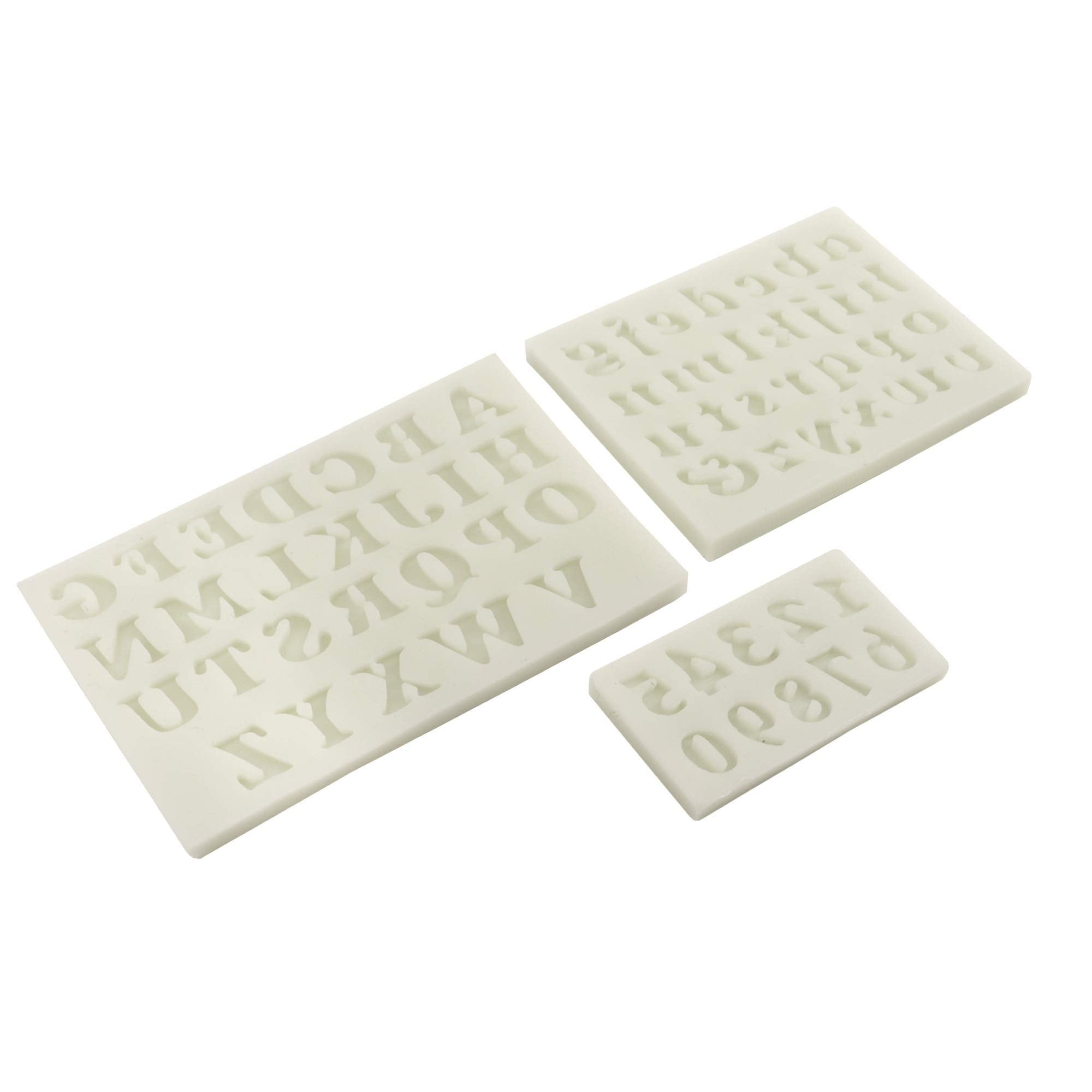O'Creme Silicone Fondant Mold, Small Letters And Numbers