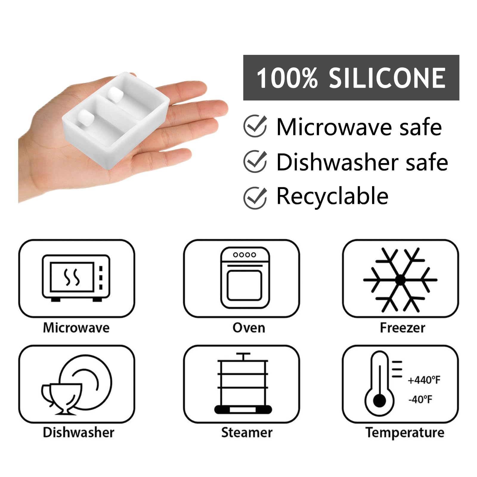 acvcatto 3D Light Bulb Christmas Resin Molds - 4 Pack Silicone Molds for DIY Ornaments, Cake Decoration, White, Model m97