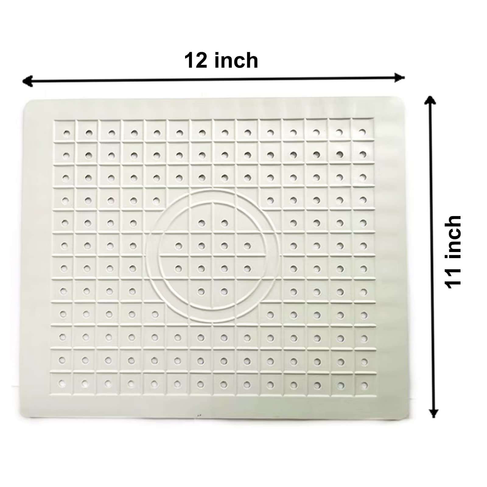 Maosgo Sink Mat, 2 Pack Sink Protectors For Bottom Of Kitchen Sink, Dishes And Glassware, Fast Draining, White