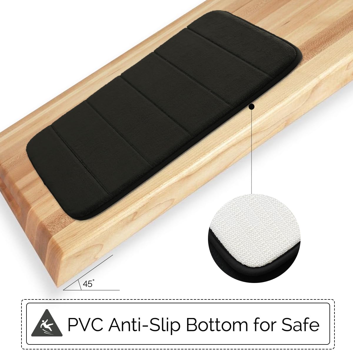 Dtxdtech Bathroom Rugs Set 3 Piece Memory Foam Bathroom Mat Set Non-Slip Extra Absorbent Shaggy Soft Bath Mat Set,Machine Washab