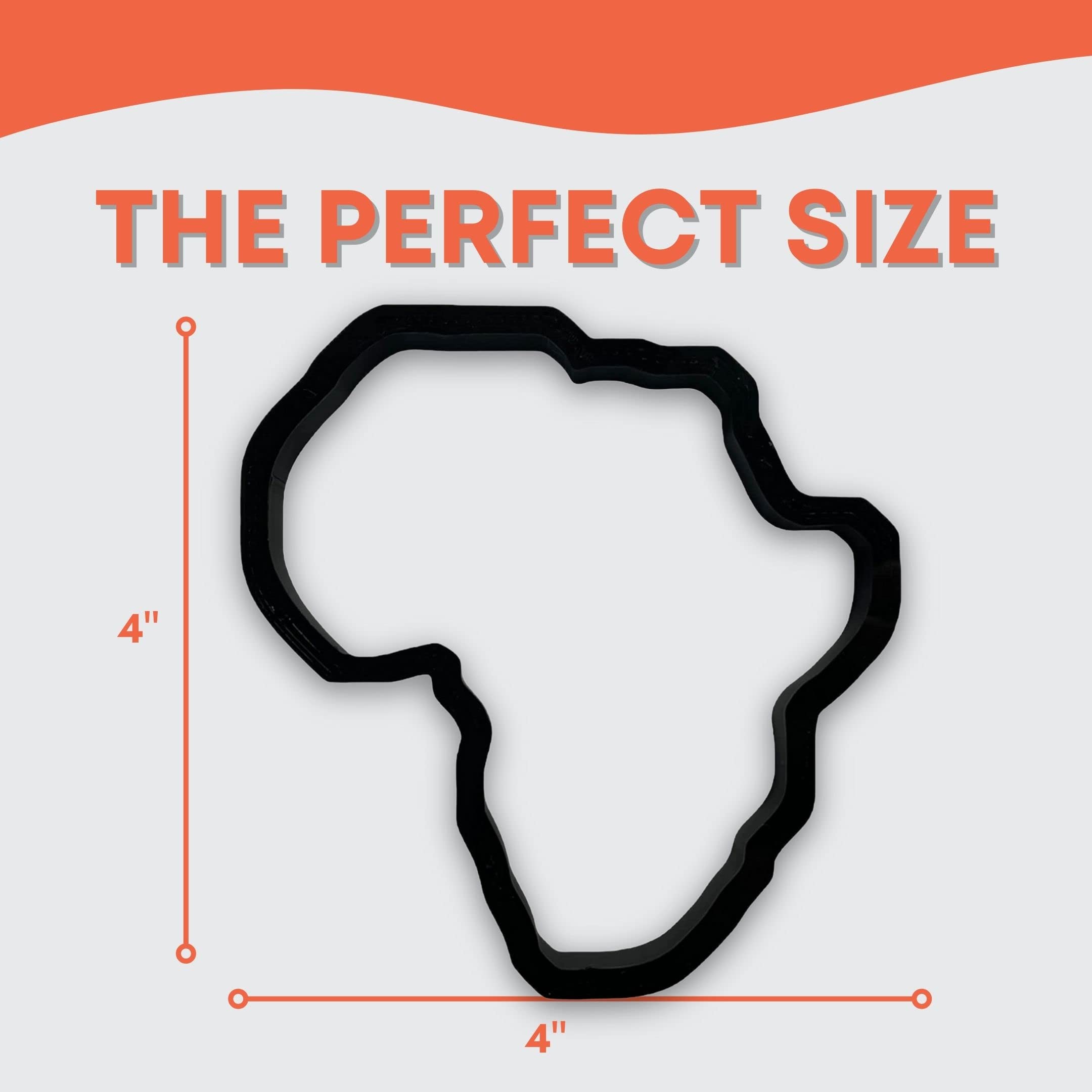 Bundle Of Fun Africa Cookie Cutter, 4 Inch